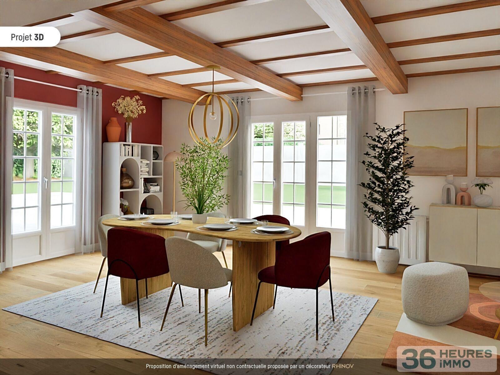 Aramon dans la colline maison 4 chambres, 700m² de jardin, grand garage