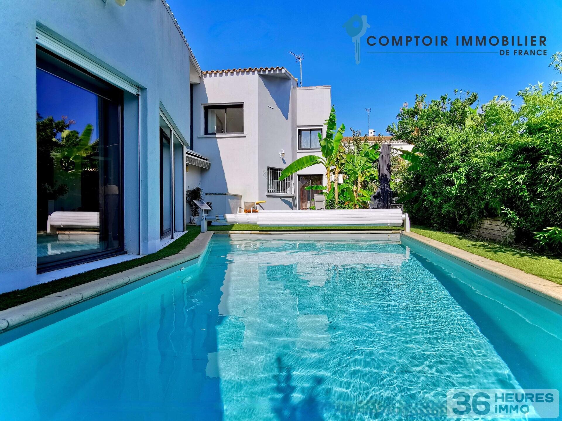 Prestige - villa d'architecte 7 pièces (+ de 185 m2) avec piscine, spa et garage