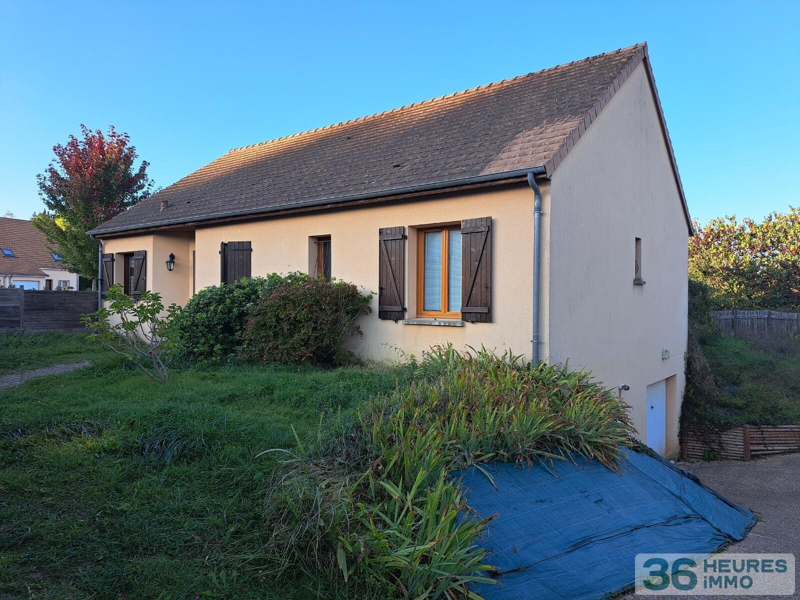 Champagne - pavillon plain pied avec sous sol total enterre