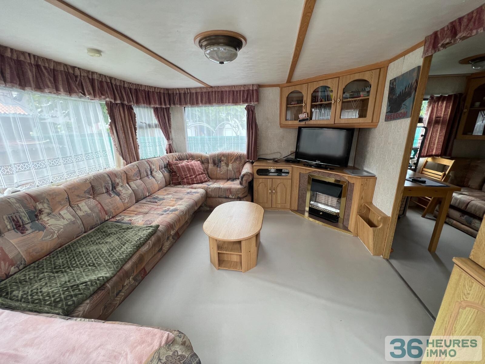 Terrain constructible avec mobilhome