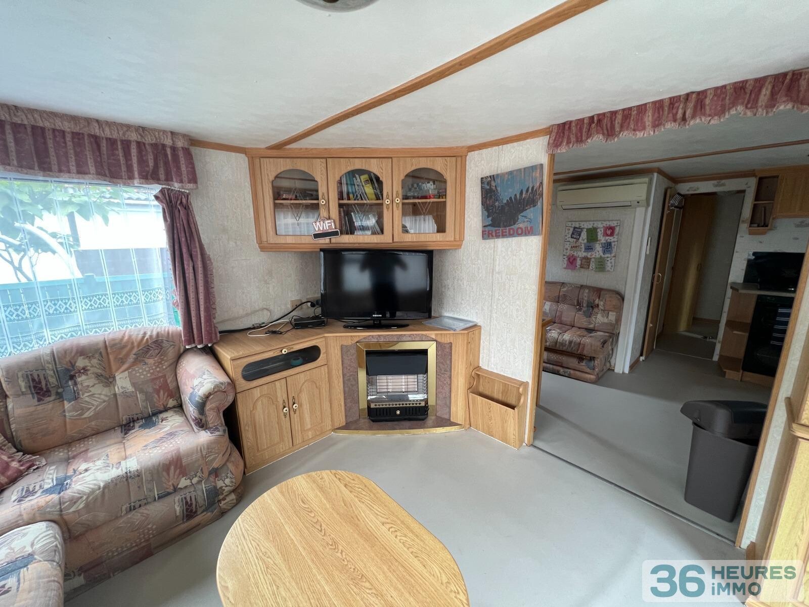 Terrain constructible avec mobilhome