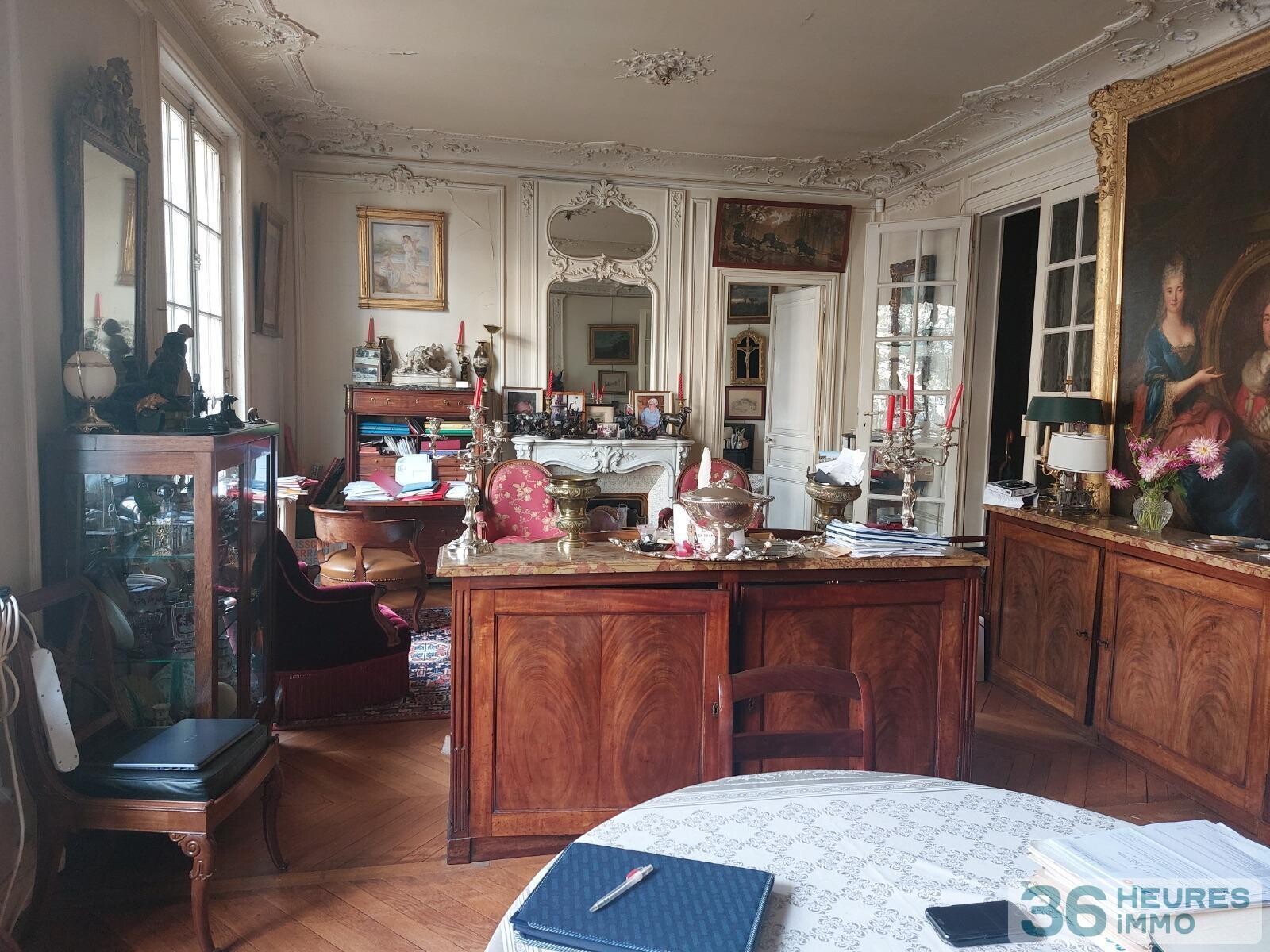 Appartement t4 de 113m²  + chambre de service de 9,00 m² paris 19ème