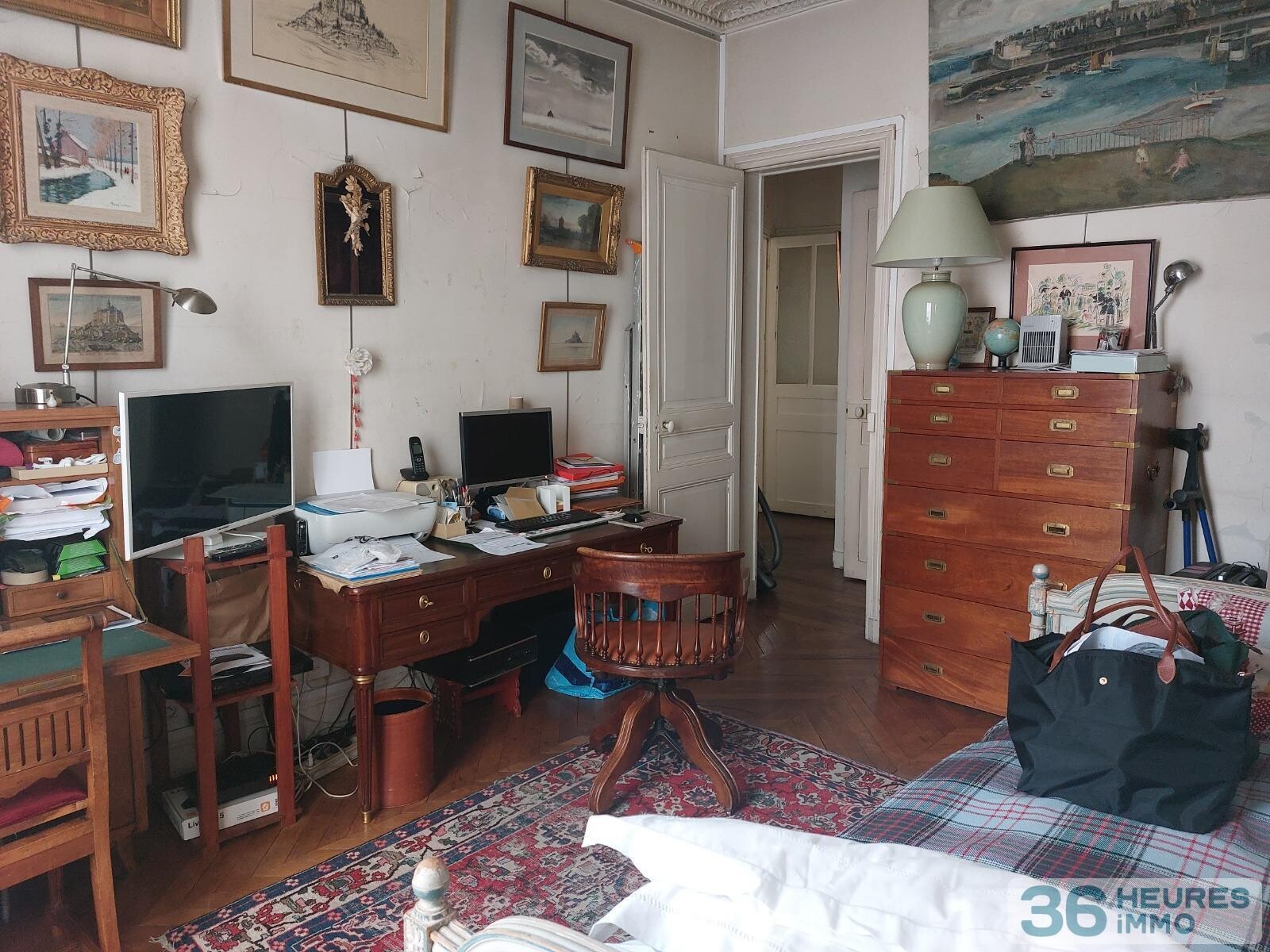 Appartement t4 de 113m²  + chambre de service de 9,00 m² paris 19ème