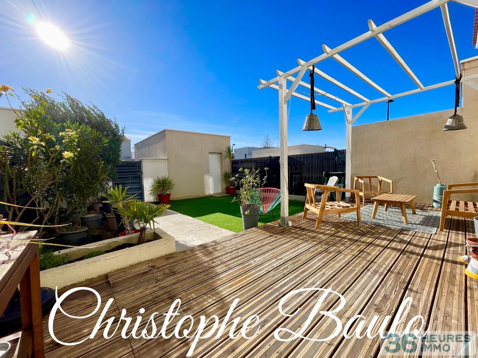 Dépt hérault (34), à vendre à pignan, maison récente t4 85m² + garage