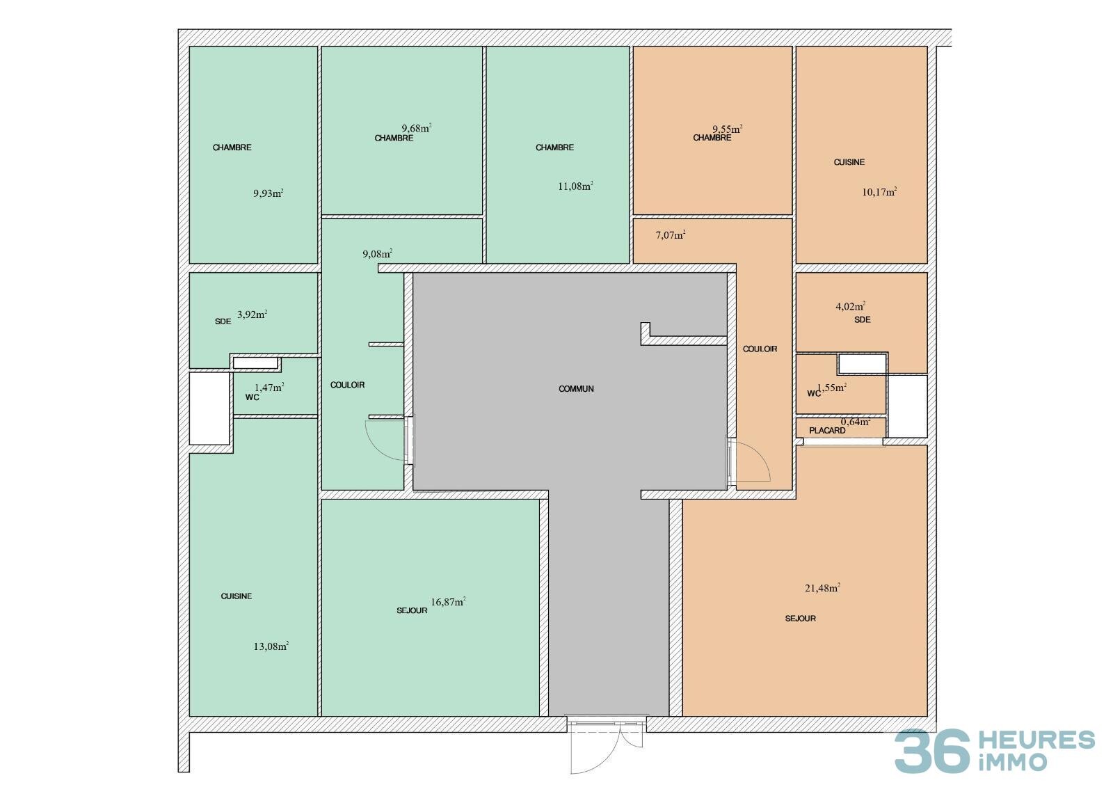 Appartement ou logement avec bureaux