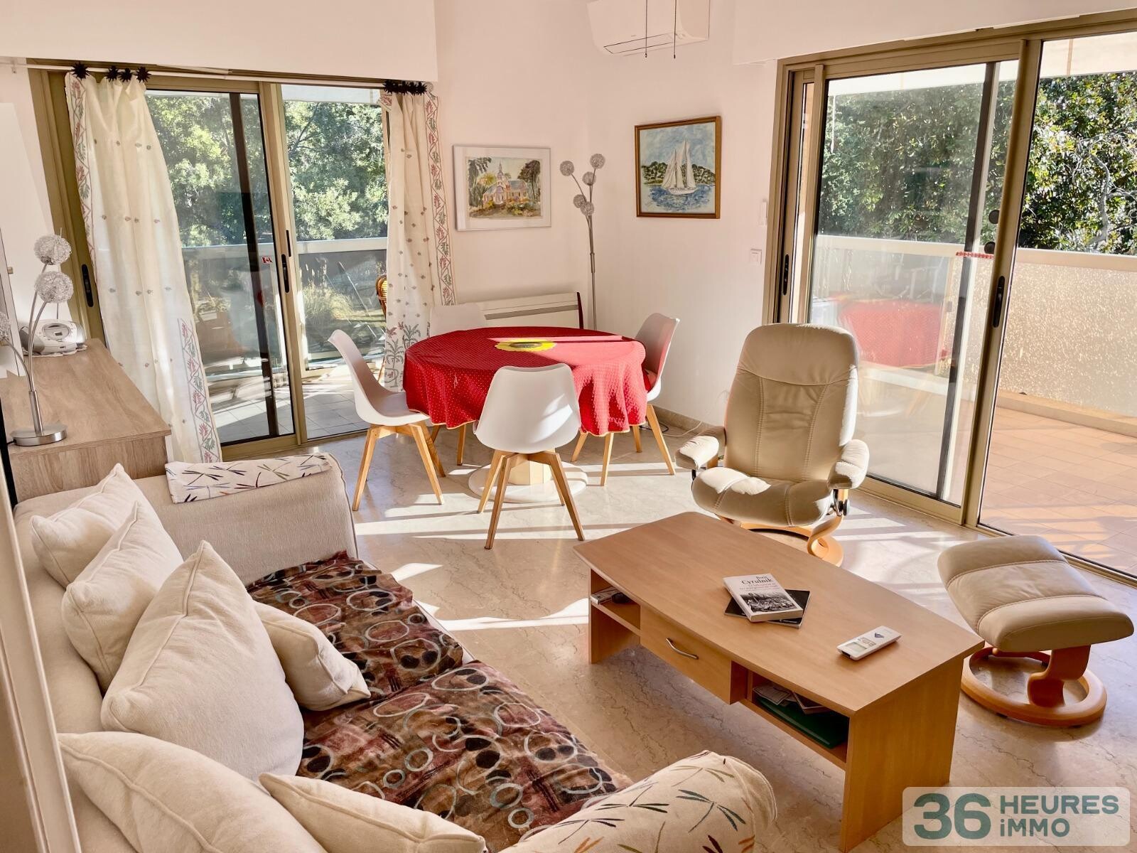 APPARTEMENT 4 PIÈCES AVEC TERRASSE + 2 LOGGIAS FERMÉES + GARAGE + 2 CAVES.