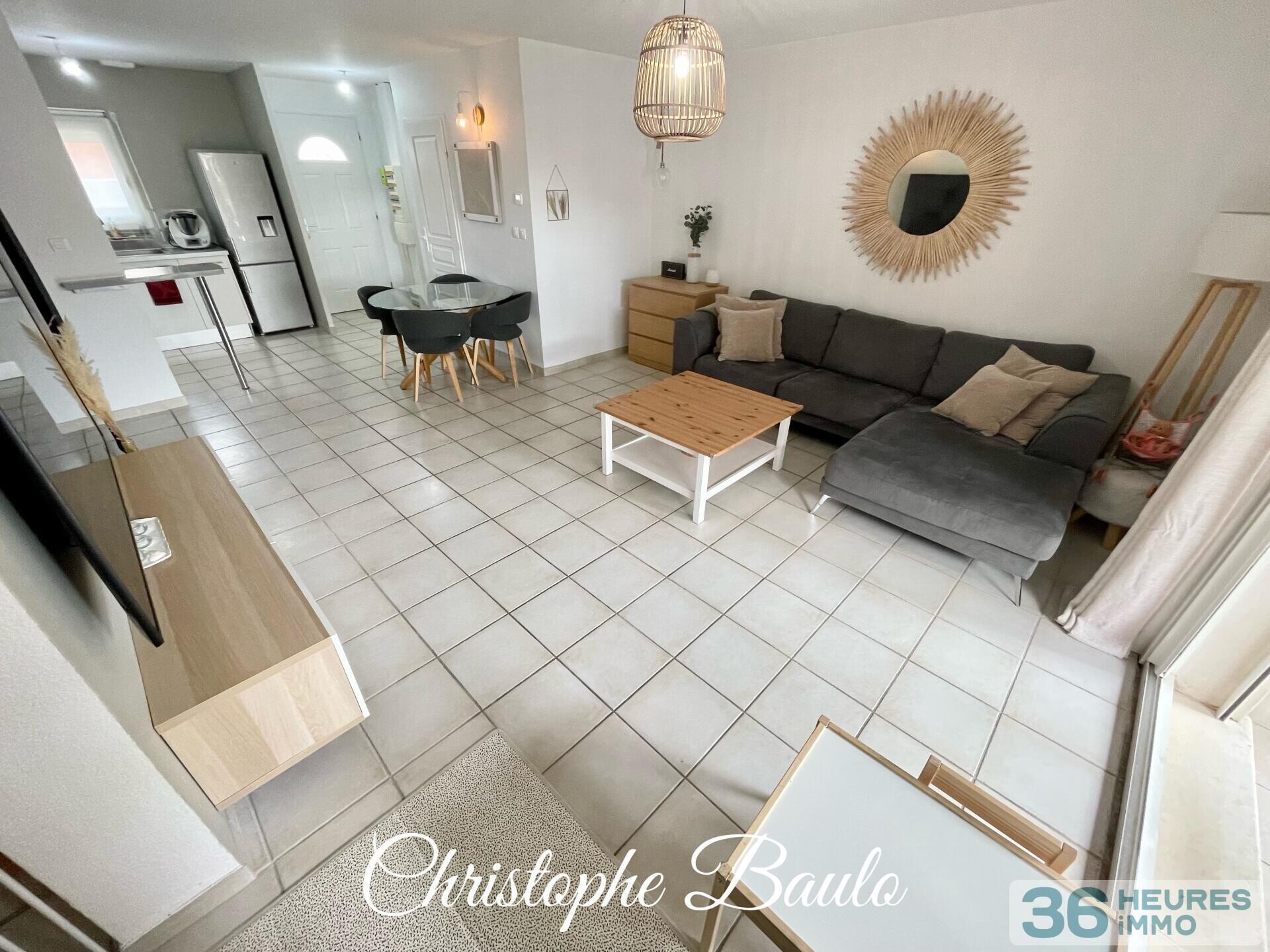 Dépt hérault (34), à vendre à villeneuve-lès-maguelone, maison t4 avec jardin 