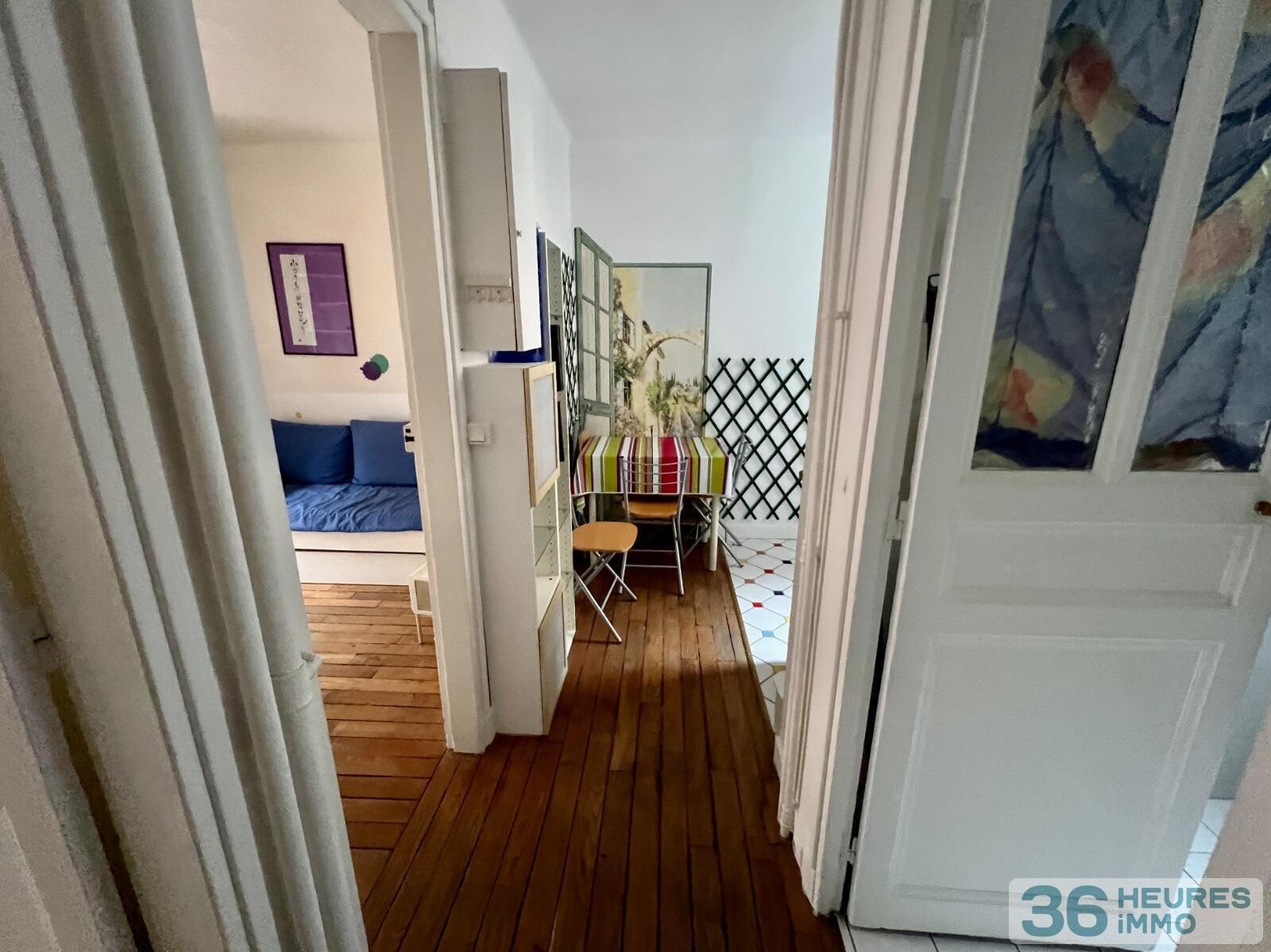 Beau 2 pièces dans immeuble pierre et brique