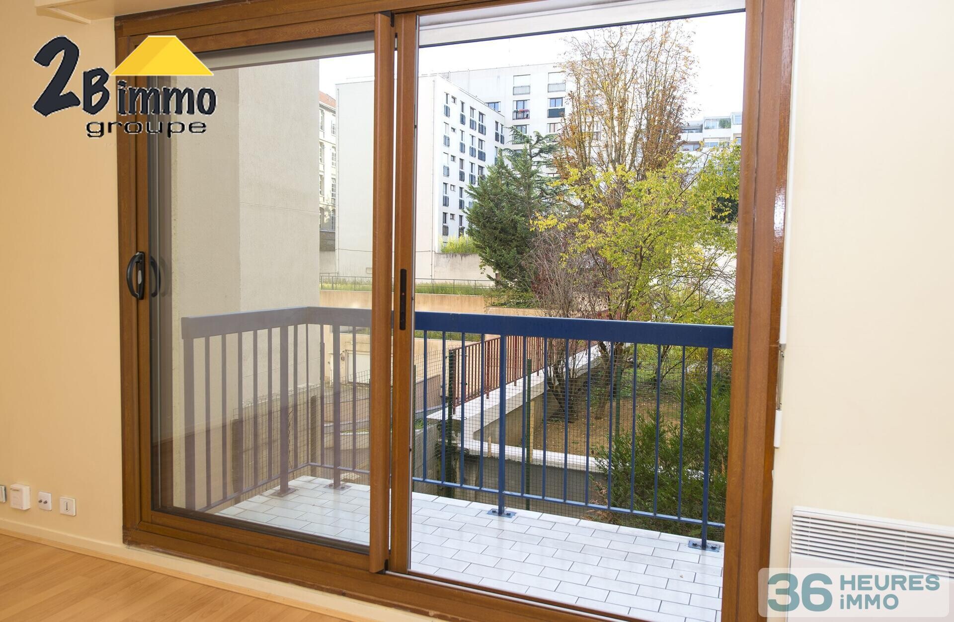 Au 3ème étage, studio de 36,98m² avec balcon