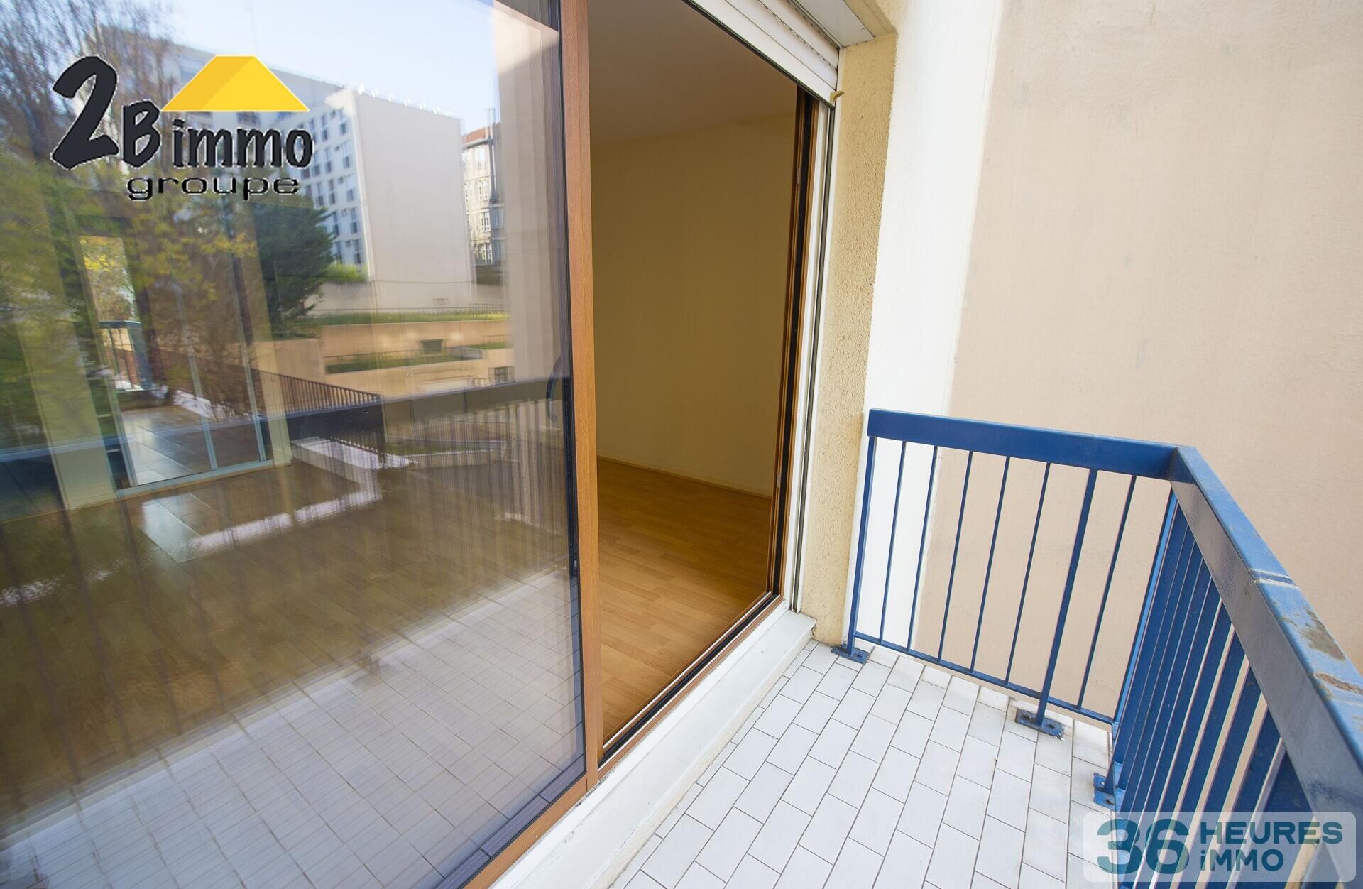 Au 3ème étage, studio de 36,98m² avec balcon