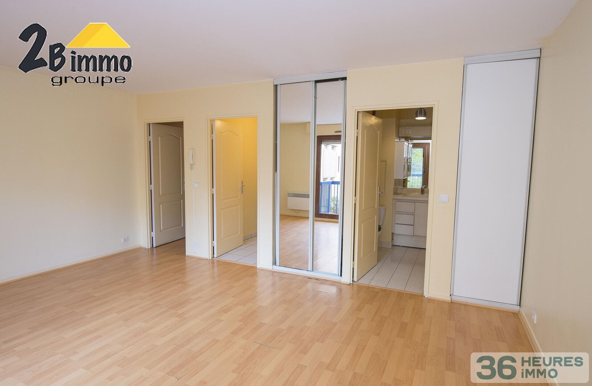 Au 3ème étage, studio de 36,98m² avec balcon
