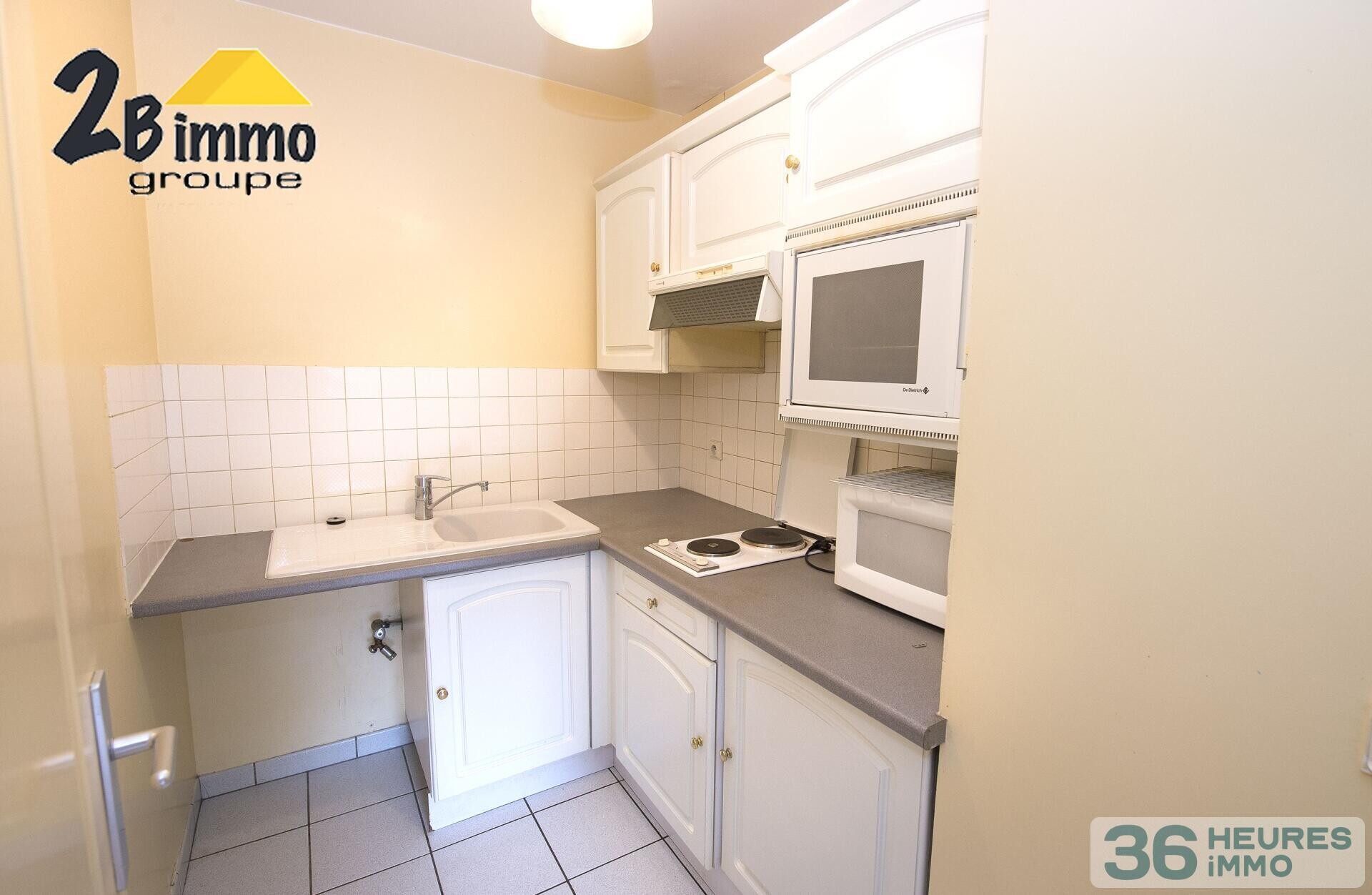Au 3ème étage, studio de 36,98m² avec balcon