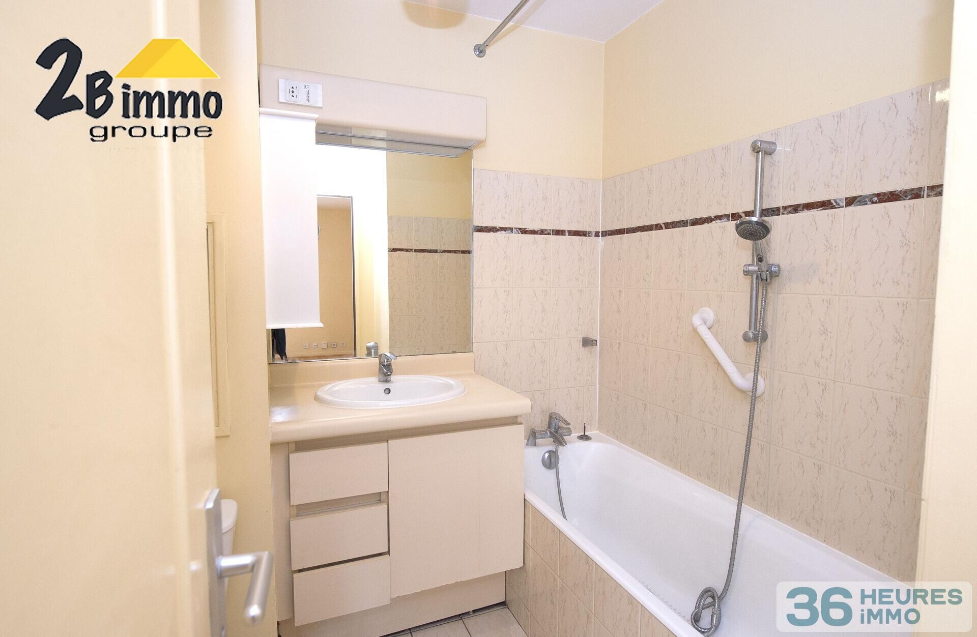 Au 3ème étage, studio de 36,98m² avec balcon