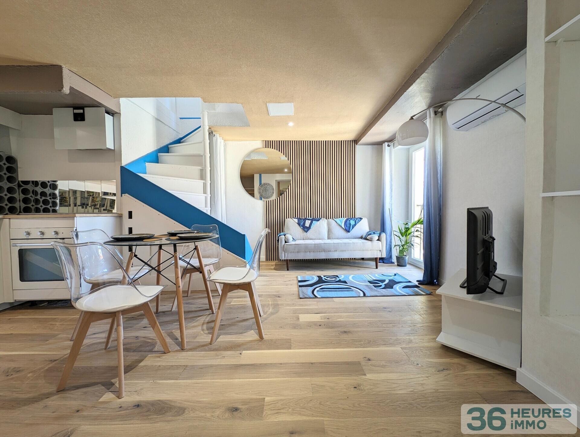 Nice Carré d'Or T3 50m2 Promenade des Anglais Dernier Etage Ascenseur Immeuble Belle Epoque