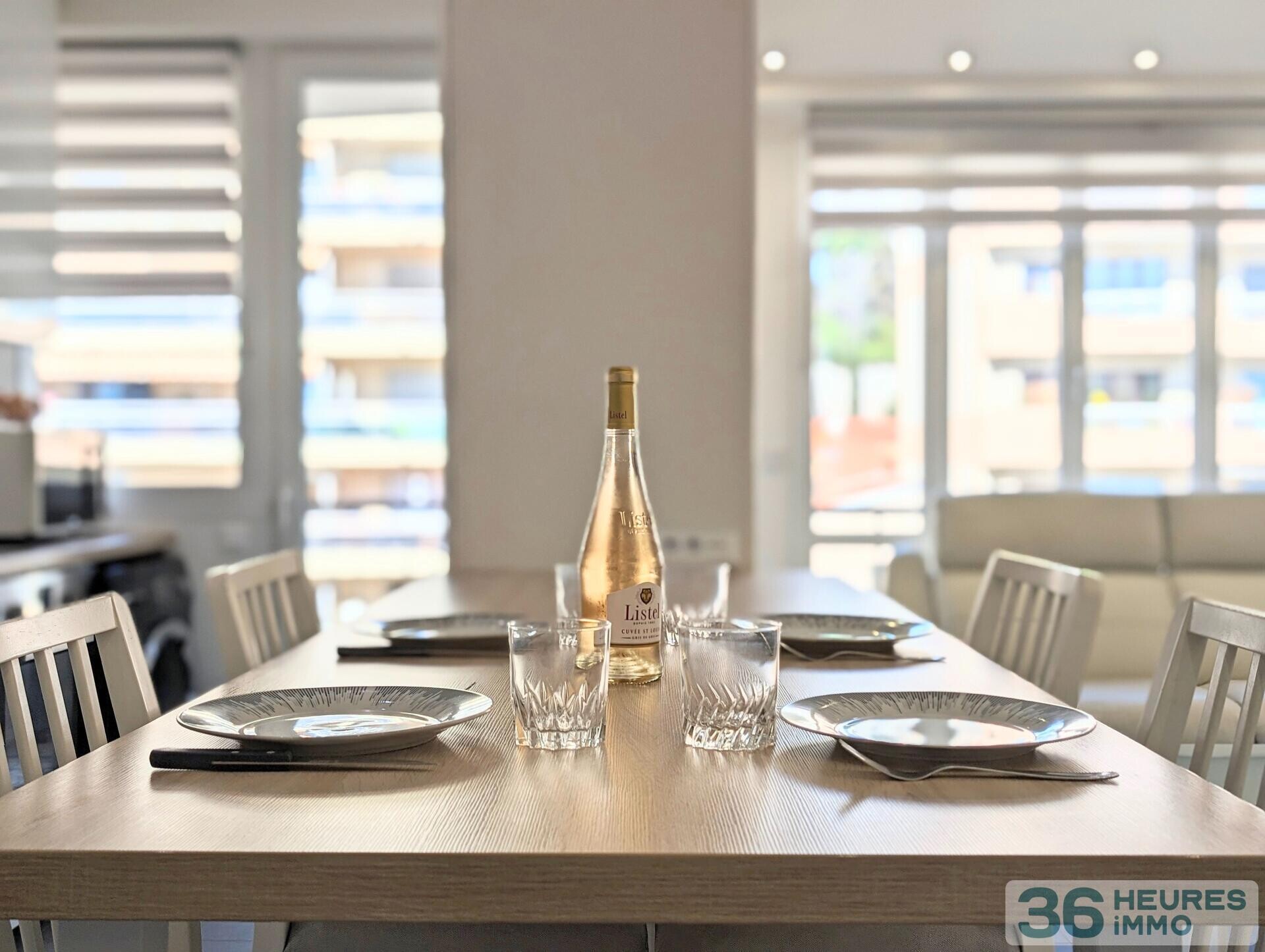 Nice - Californie : Sublime 2p neuf avec 2 Terrasses, cave et aperçu mer