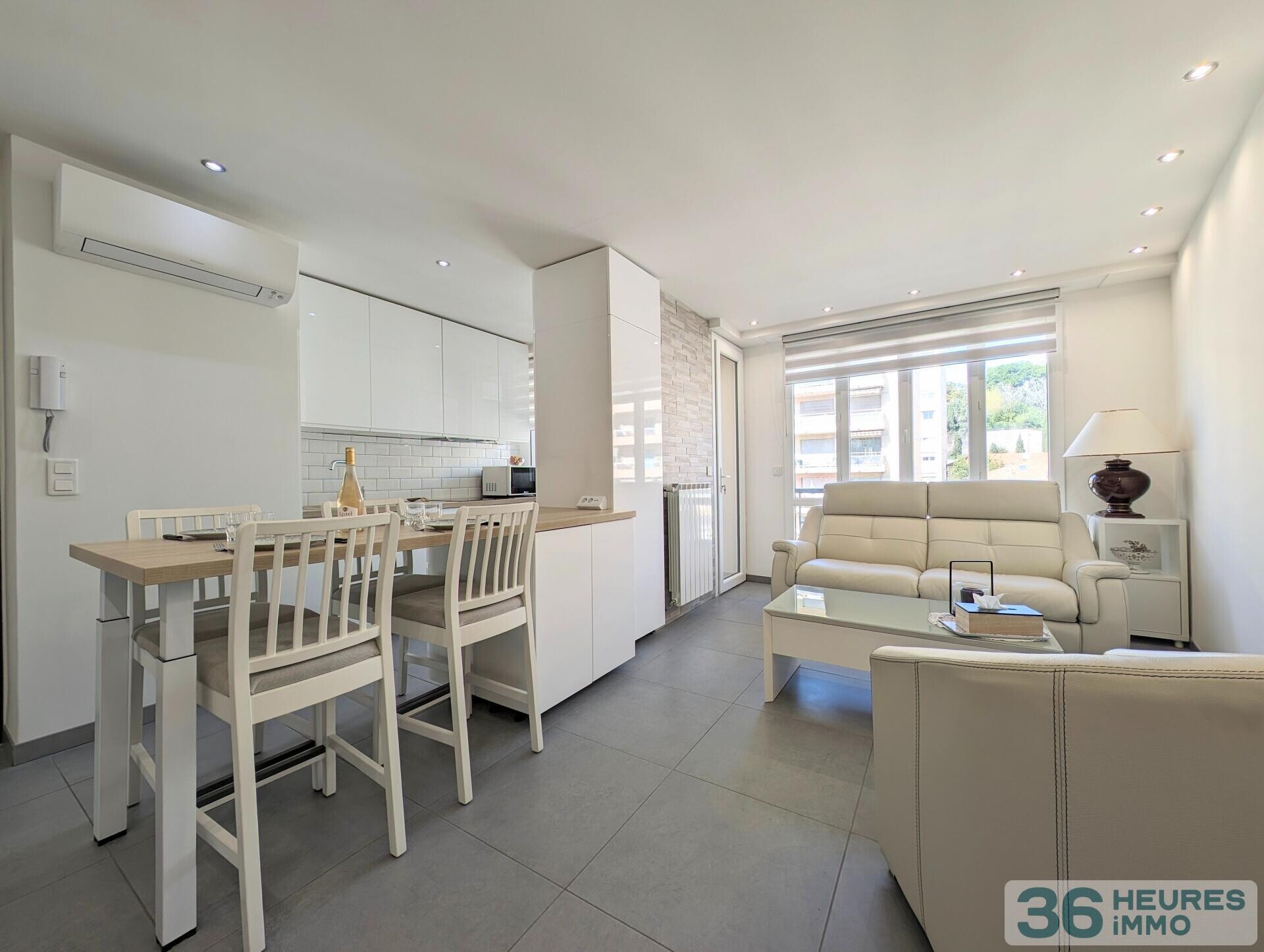 Nice - Californie : Sublime 2p neuf avec 2 Terrasses, cave et aperçu mer