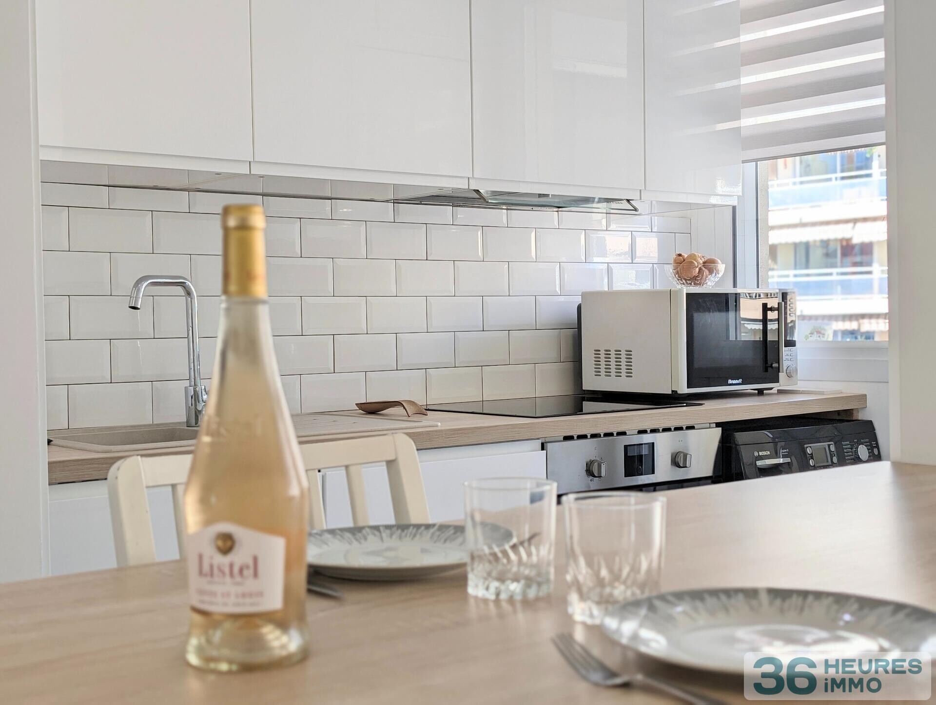 Nice - Californie : Sublime 2p neuf avec 2 Terrasses, cave et aperçu mer