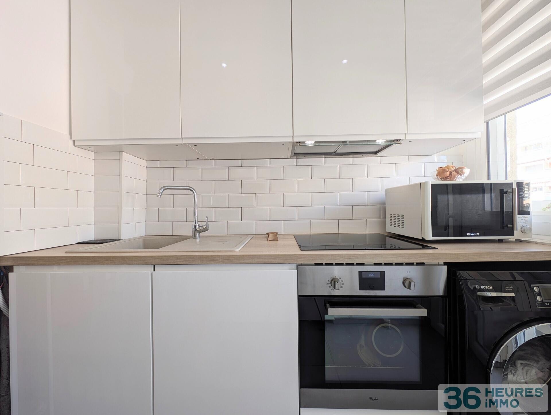 Nice - Californie : Sublime 2p neuf avec 2 Terrasses, cave et aperçu mer