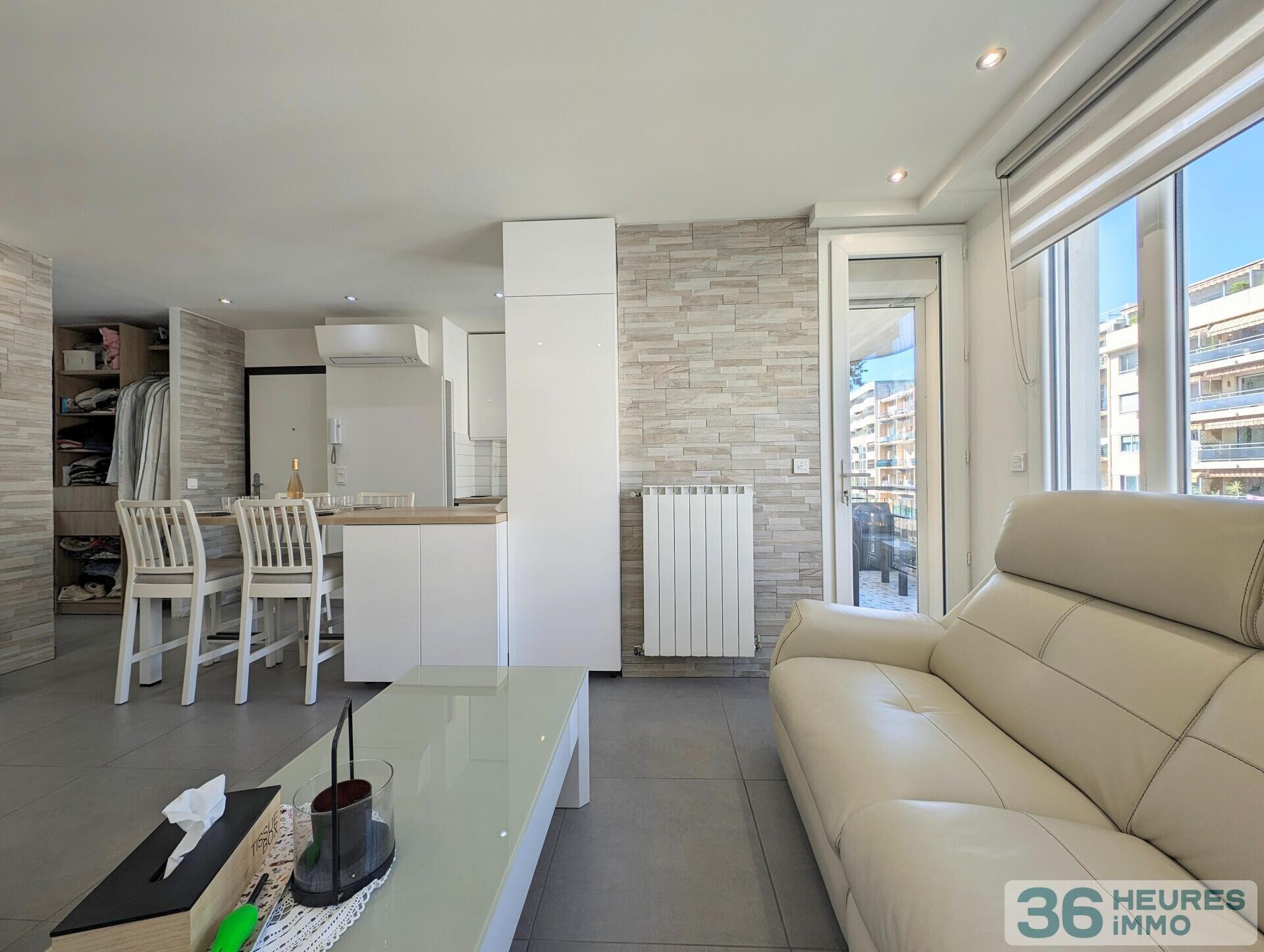 Nice - Californie : Sublime 2p neuf avec 2 Terrasses, cave et aperçu mer