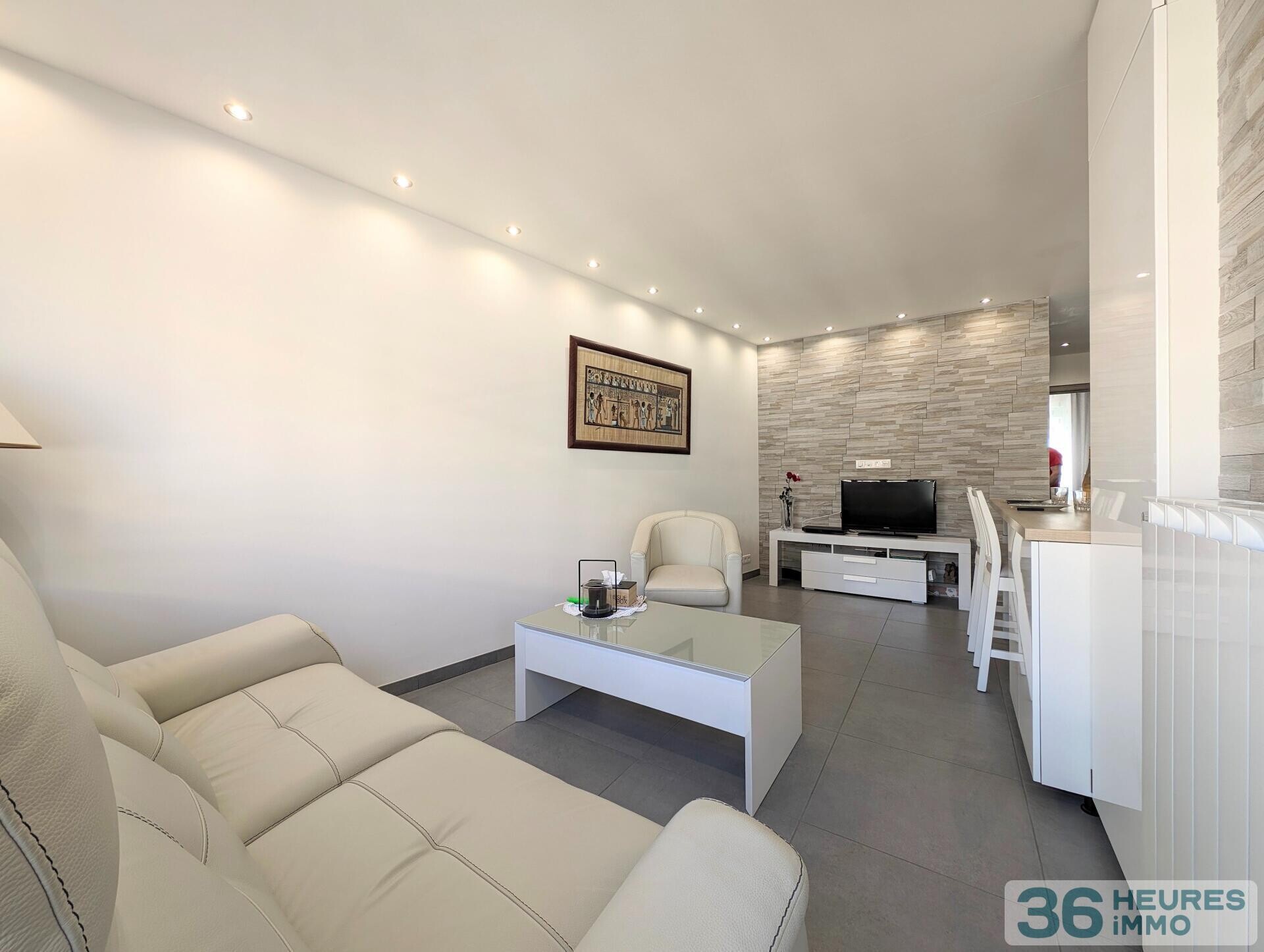 Nice - Californie : Sublime 2p neuf avec 2 Terrasses, cave et aperçu mer