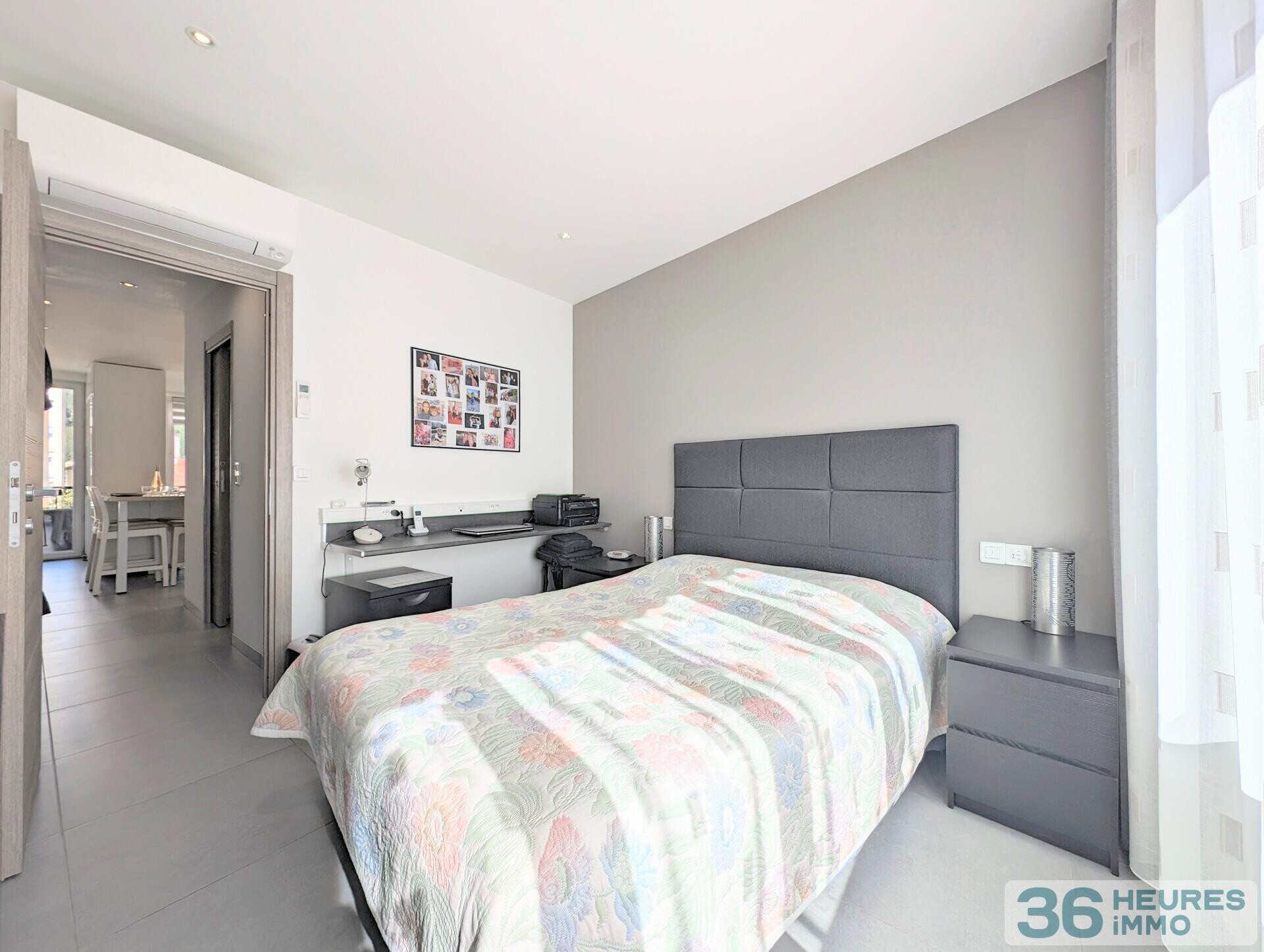 Nice - Californie : Sublime 2p neuf avec 2 Terrasses, cave et aperçu mer