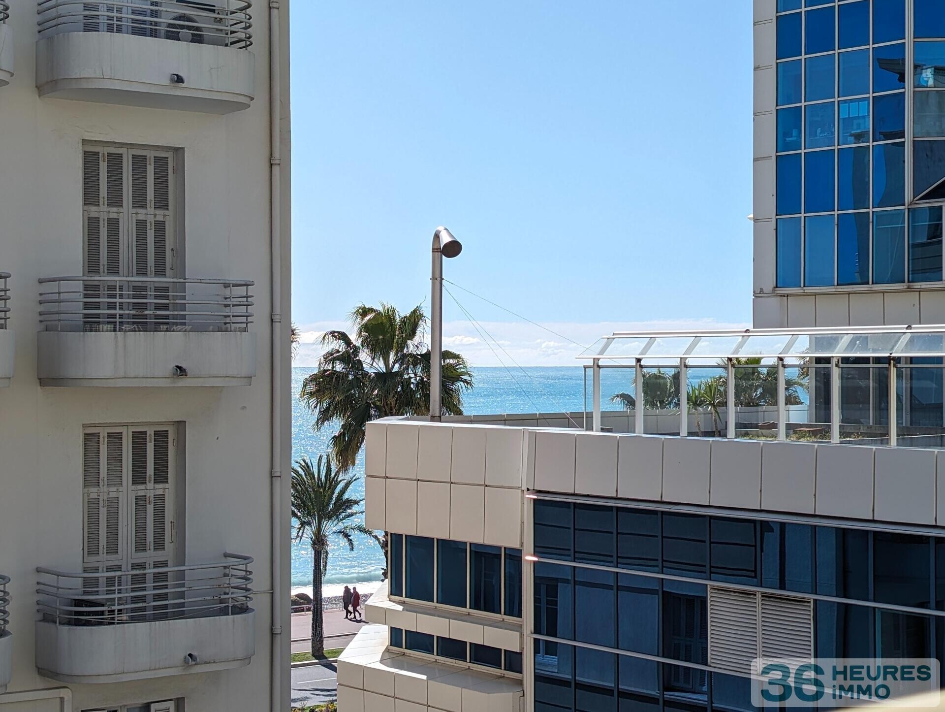 Nice - Californie : Sublime 2p neuf avec 2 Terrasses, cave et aperçu mer
