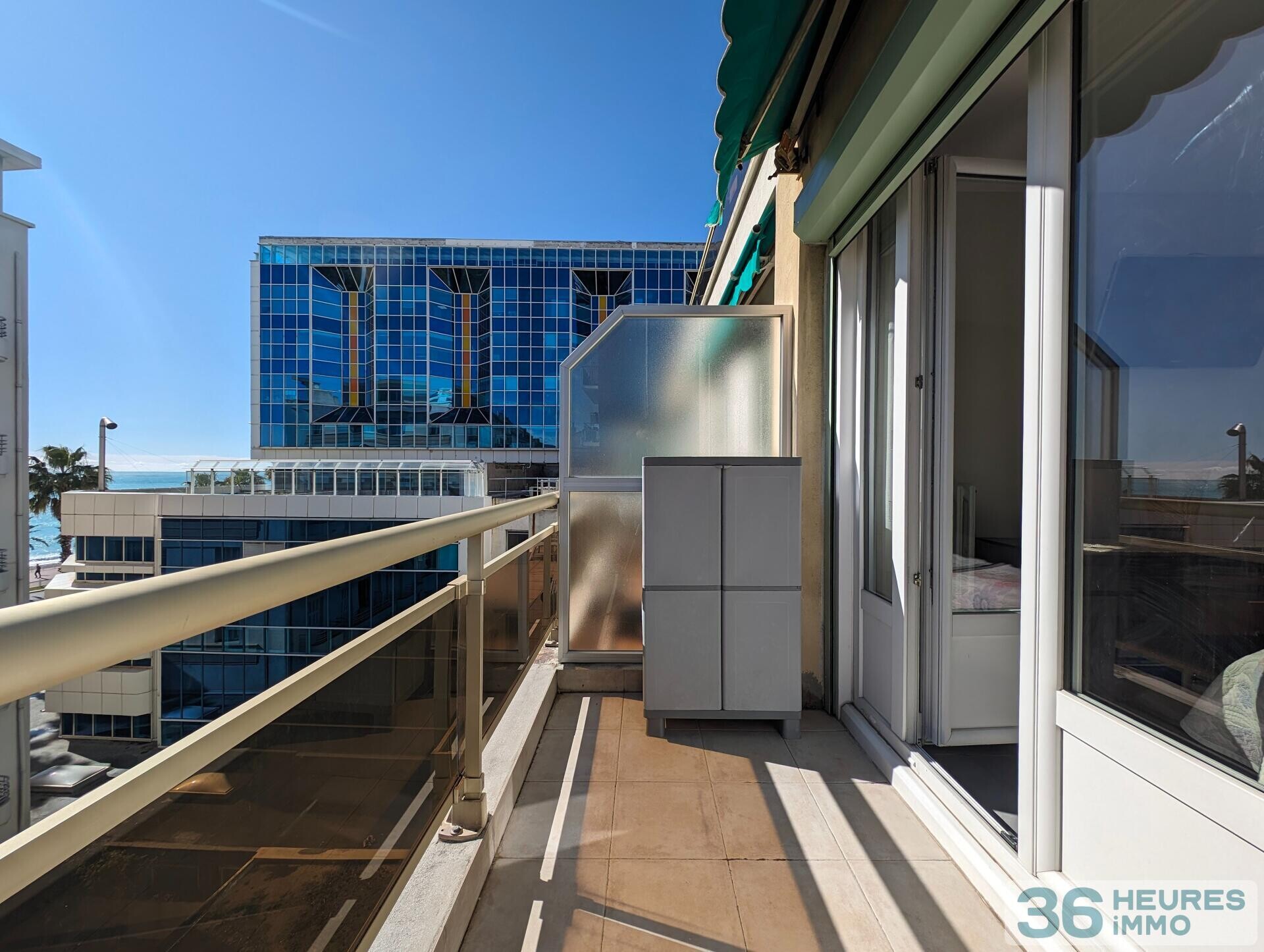 Nice - Californie : Sublime 2p neuf avec 2 Terrasses, cave et aperçu mer