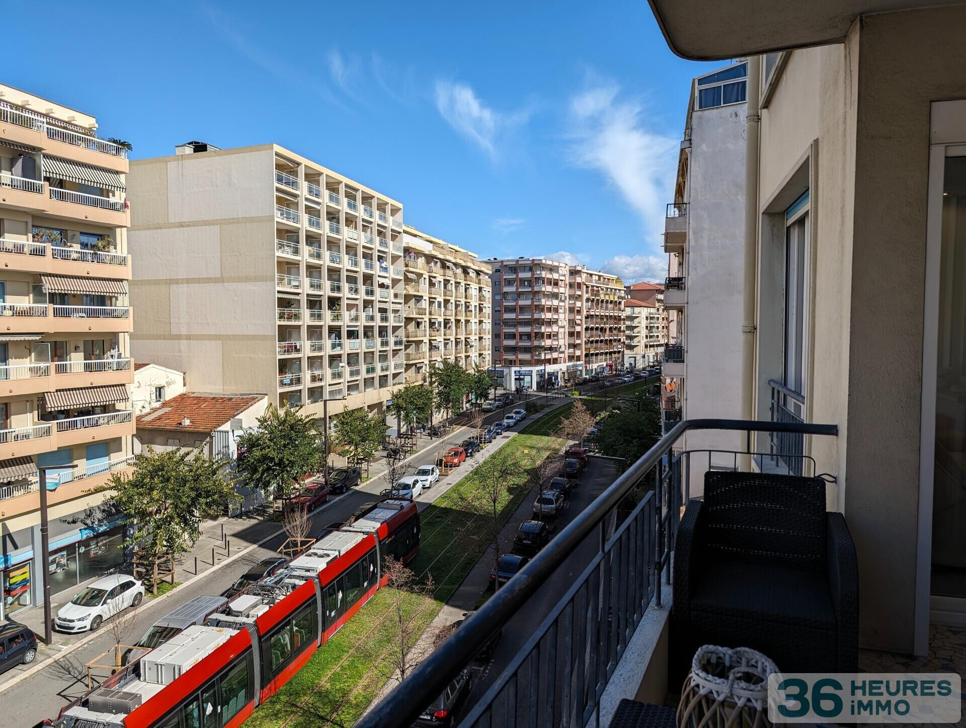 Nice - Californie : Sublime 2p neuf avec 2 Terrasses, cave et aperçu mer