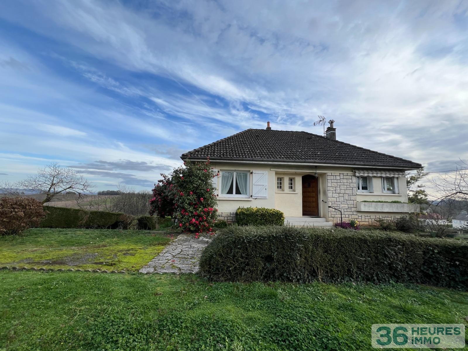 Maison individuelle traditionnelle à rafraîchir 