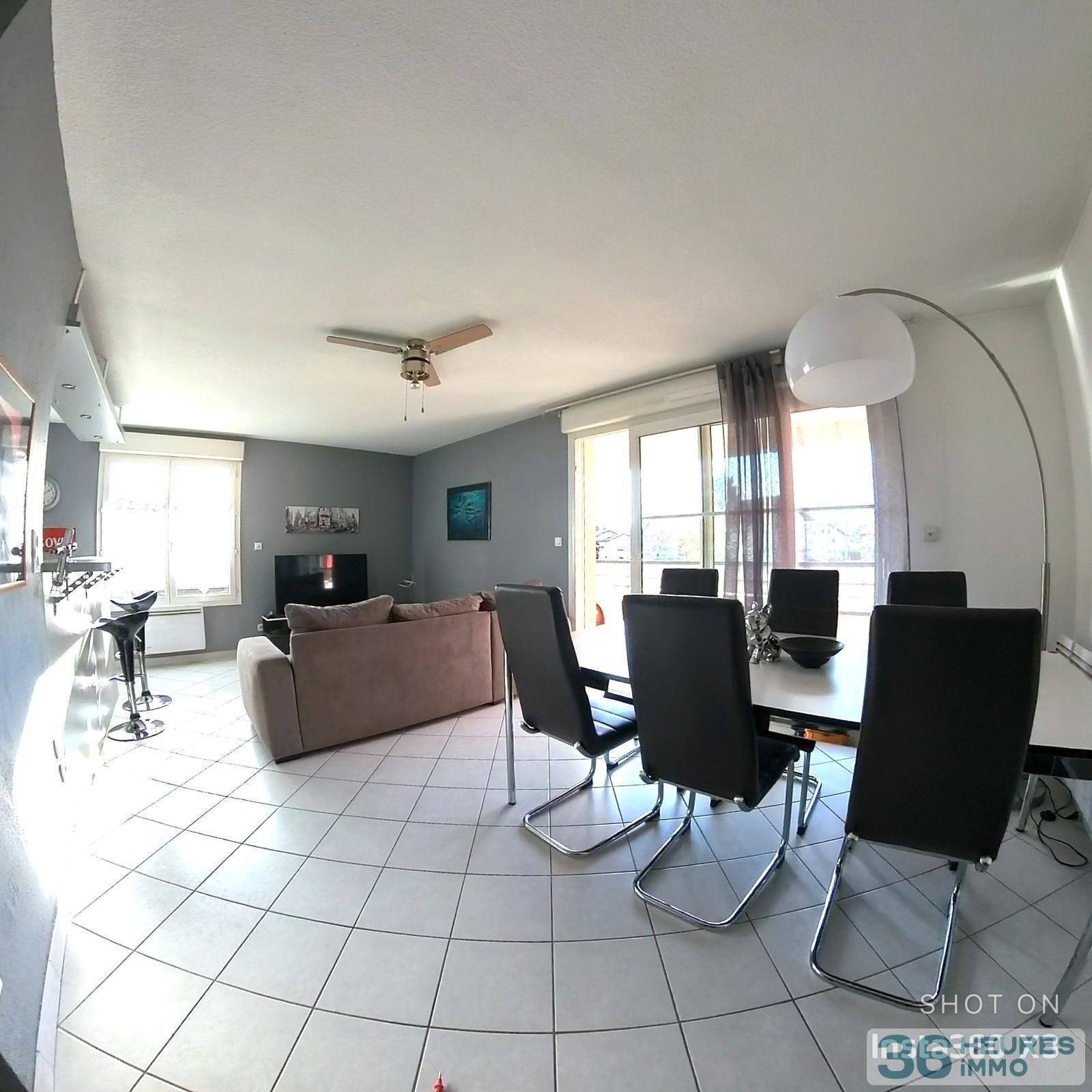 Grand T2 avec terrasse et garage