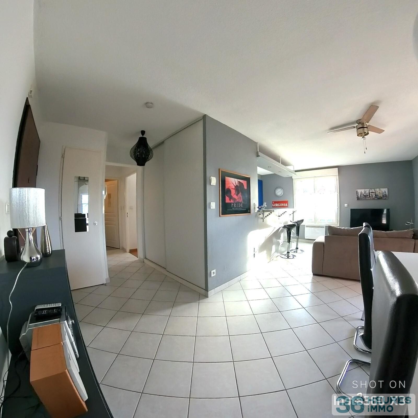 Grand T2 avec terrasse et garage