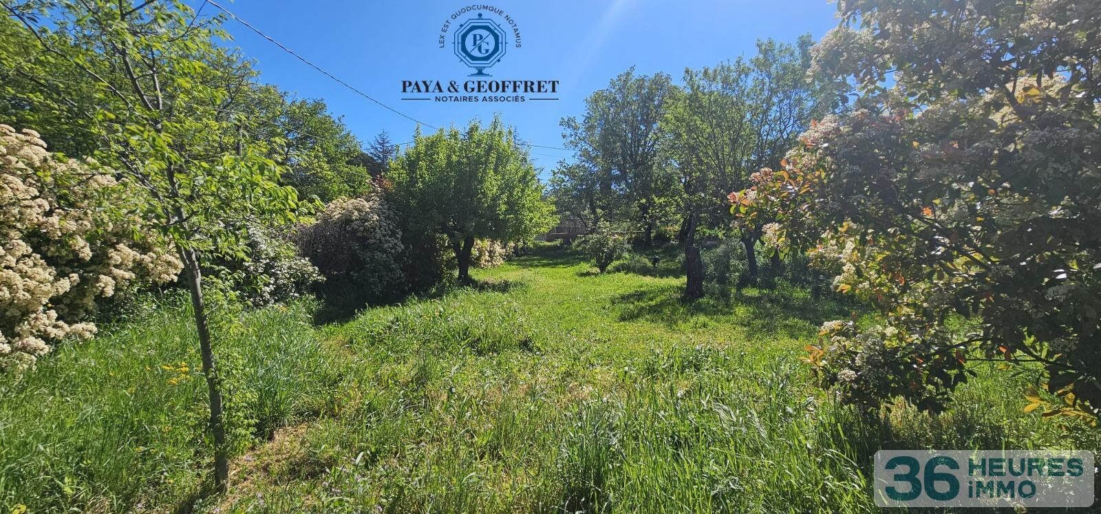 Terrain à bâtir de 1000m² plat à STE ANASTASIE S/ISSOLE