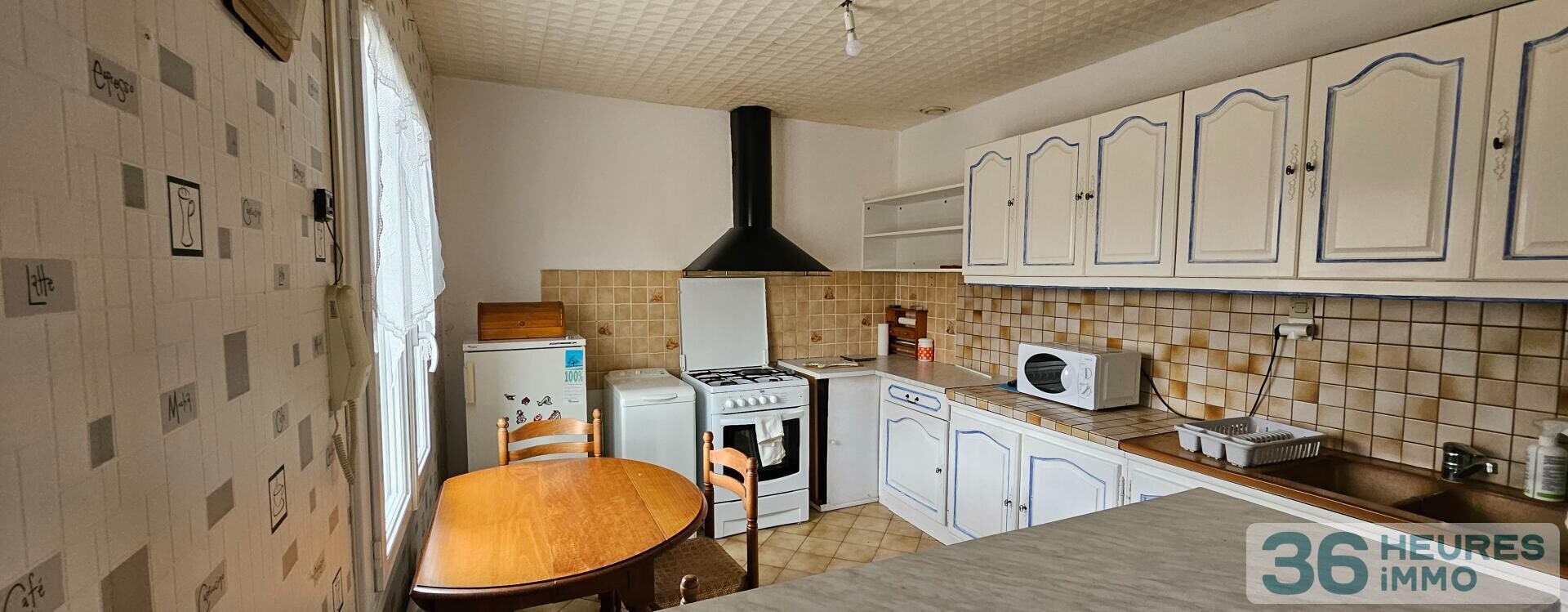 Saint-Ouen : maison de 90m² de plein pied avec 3 chambres