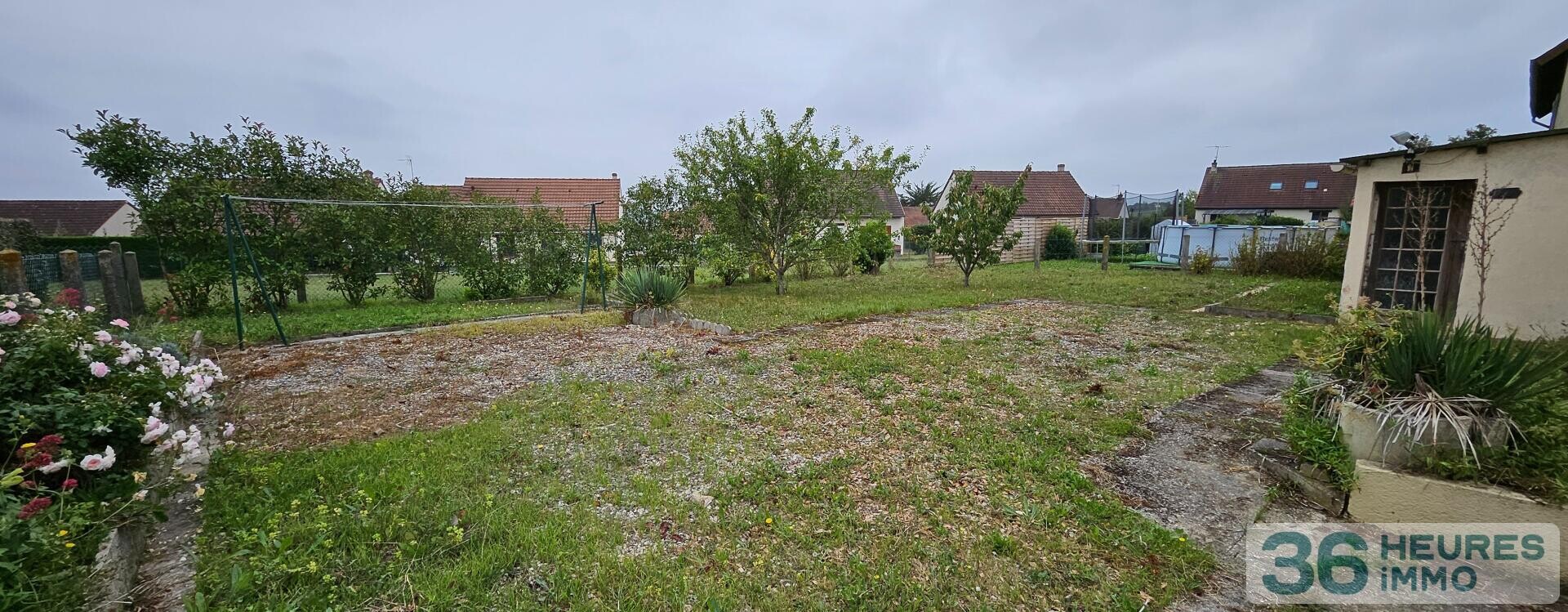 Saint-Ouen : maison de 90m² de plein pied avec 3 chambres