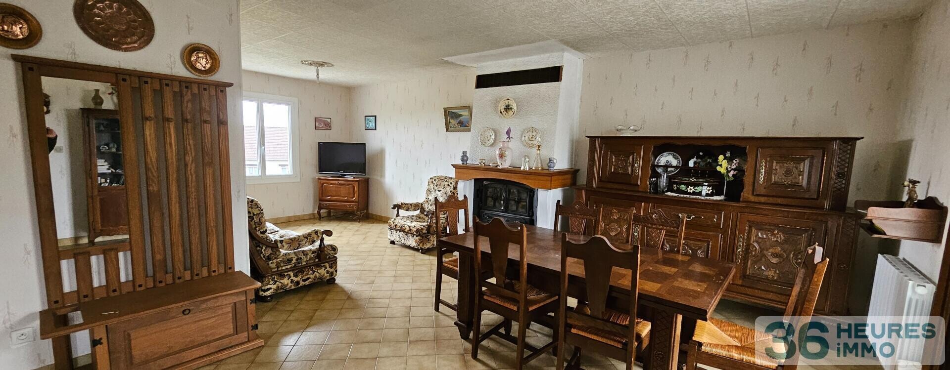 Saint-Ouen : maison de 90m² de plein pied avec 3 chambres