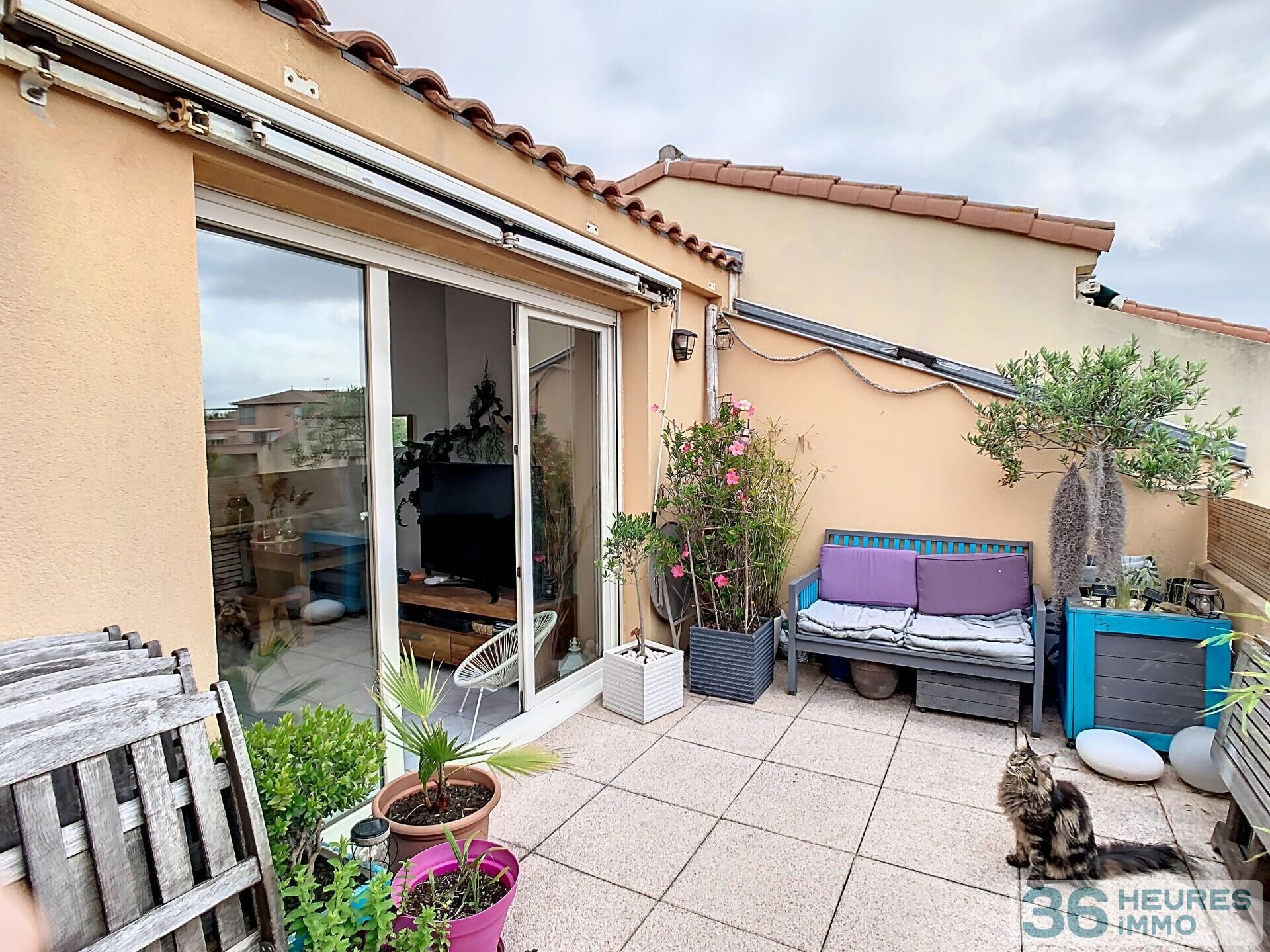 Lattes centre appartement type 3 avec garage