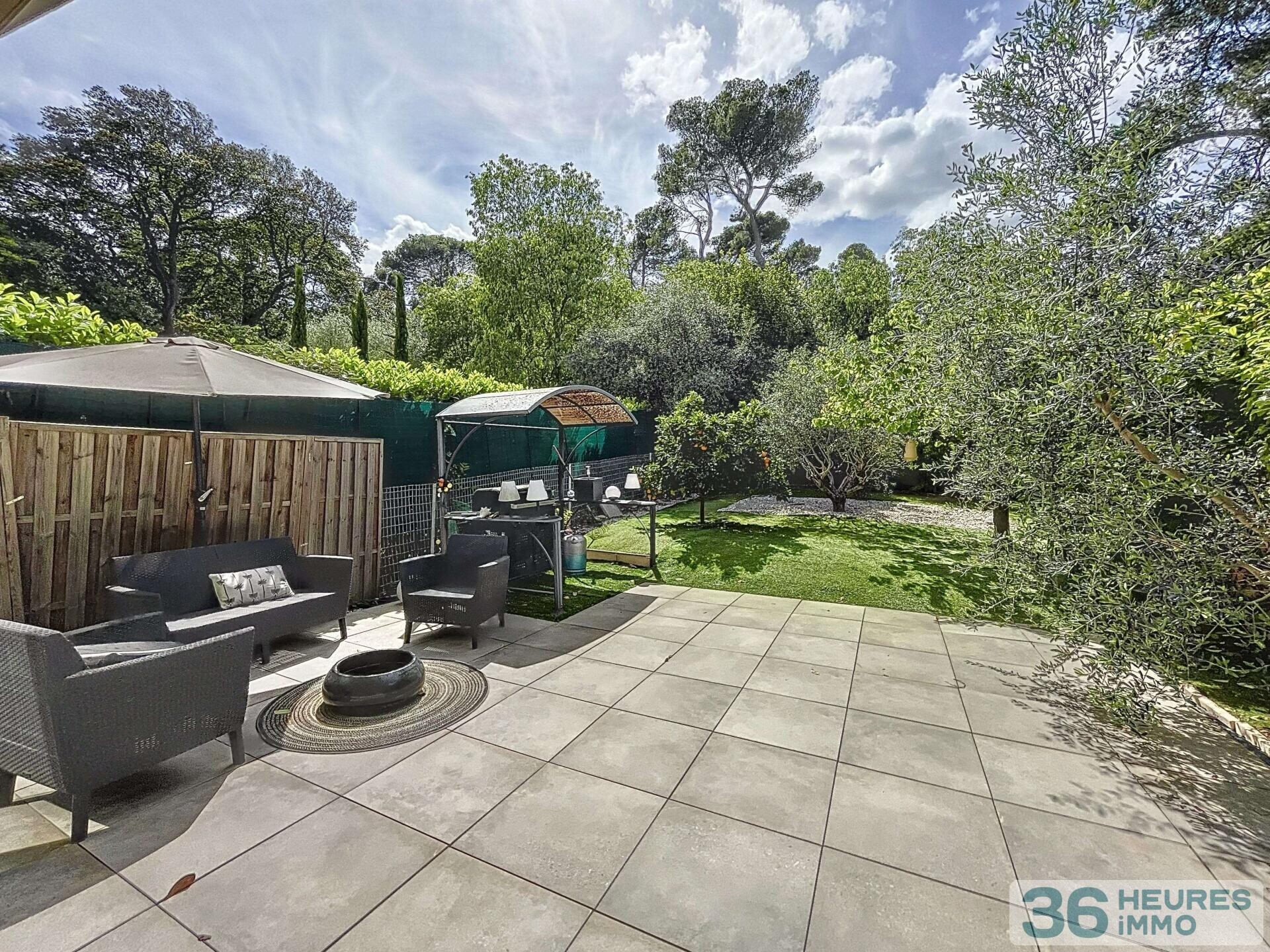 Appartement T3 avec jardin, parking et garage 