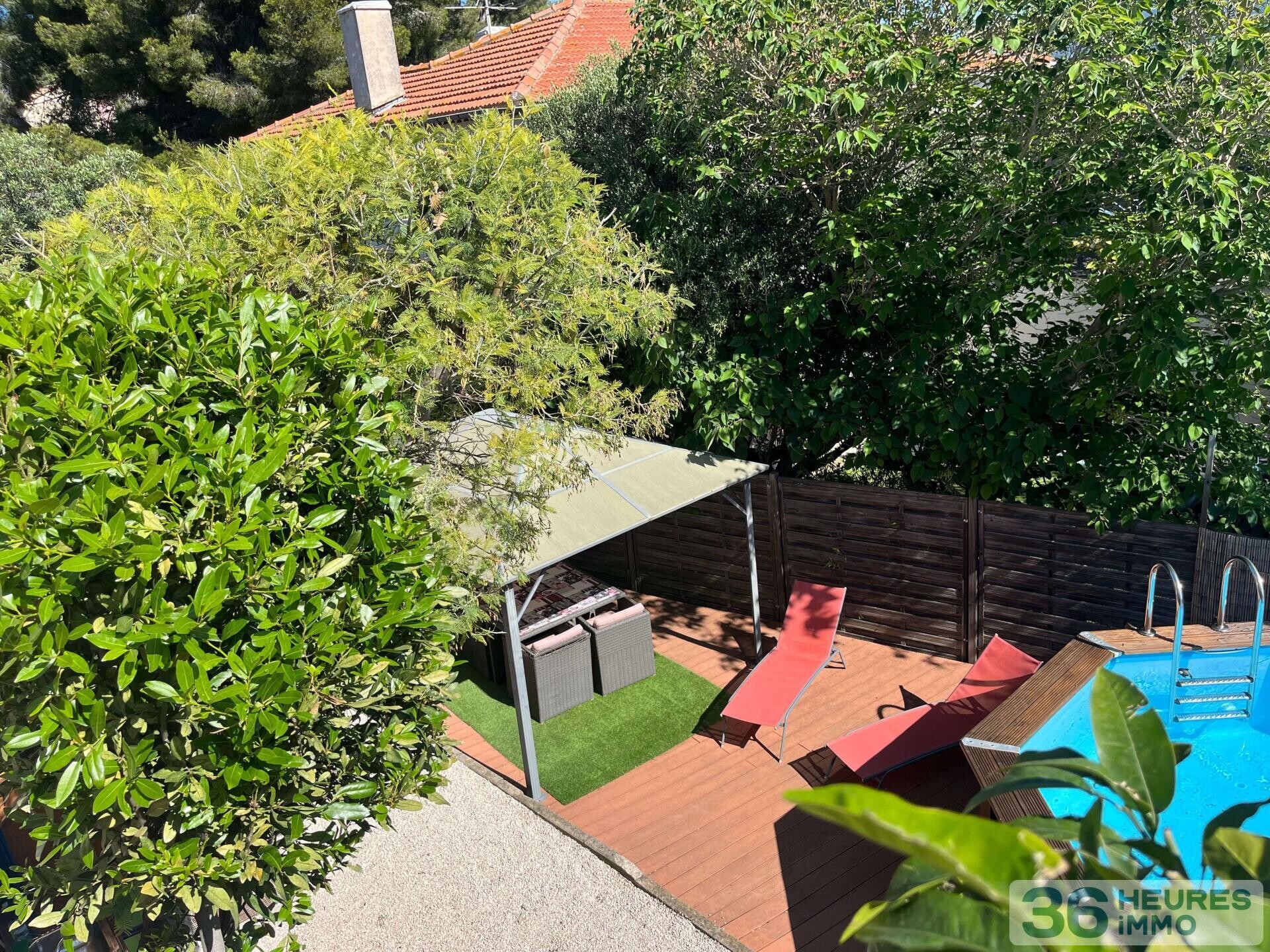 Grand 3 pièces avec jardin et piscine