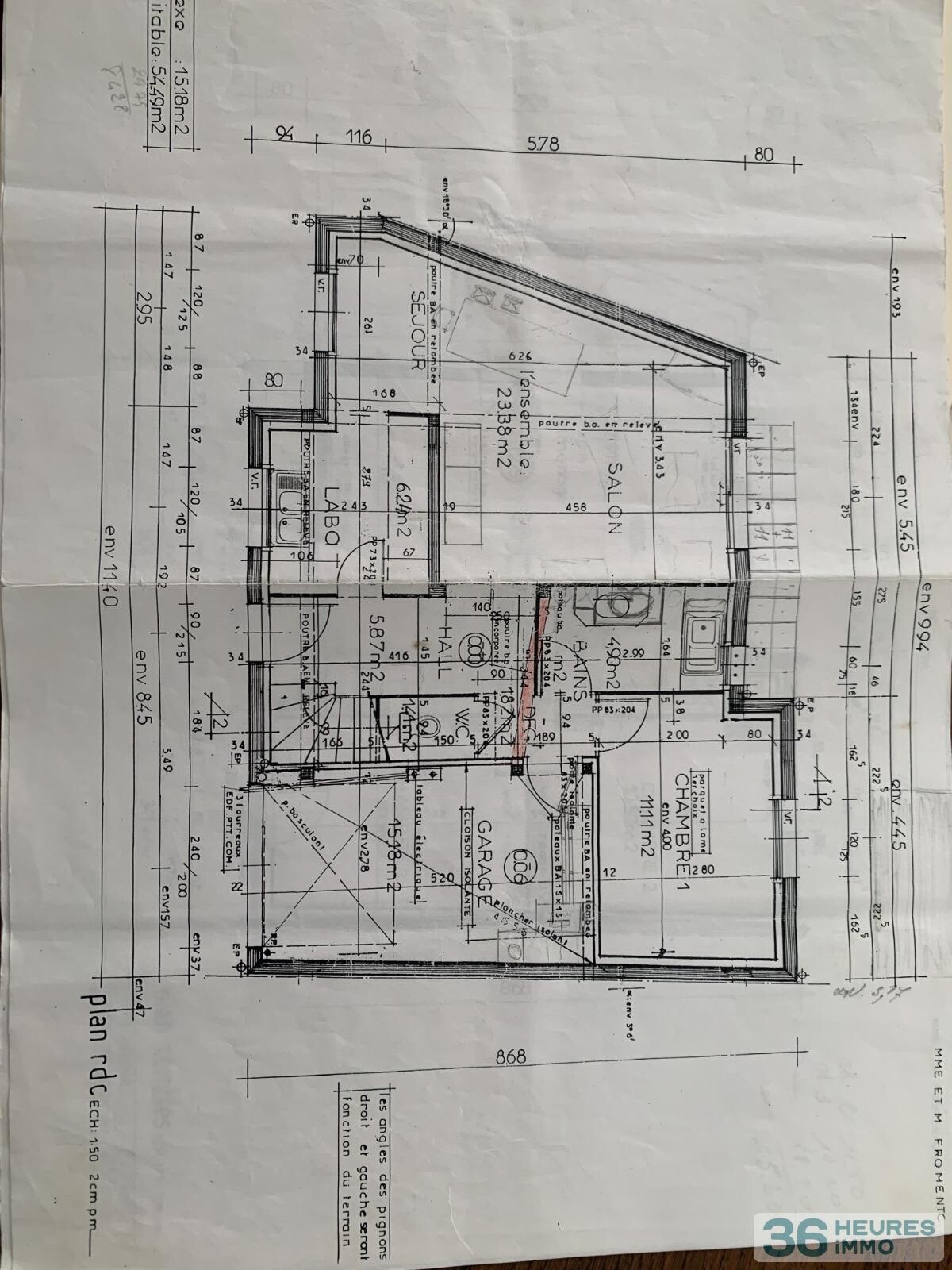 Maison de ville en bon état