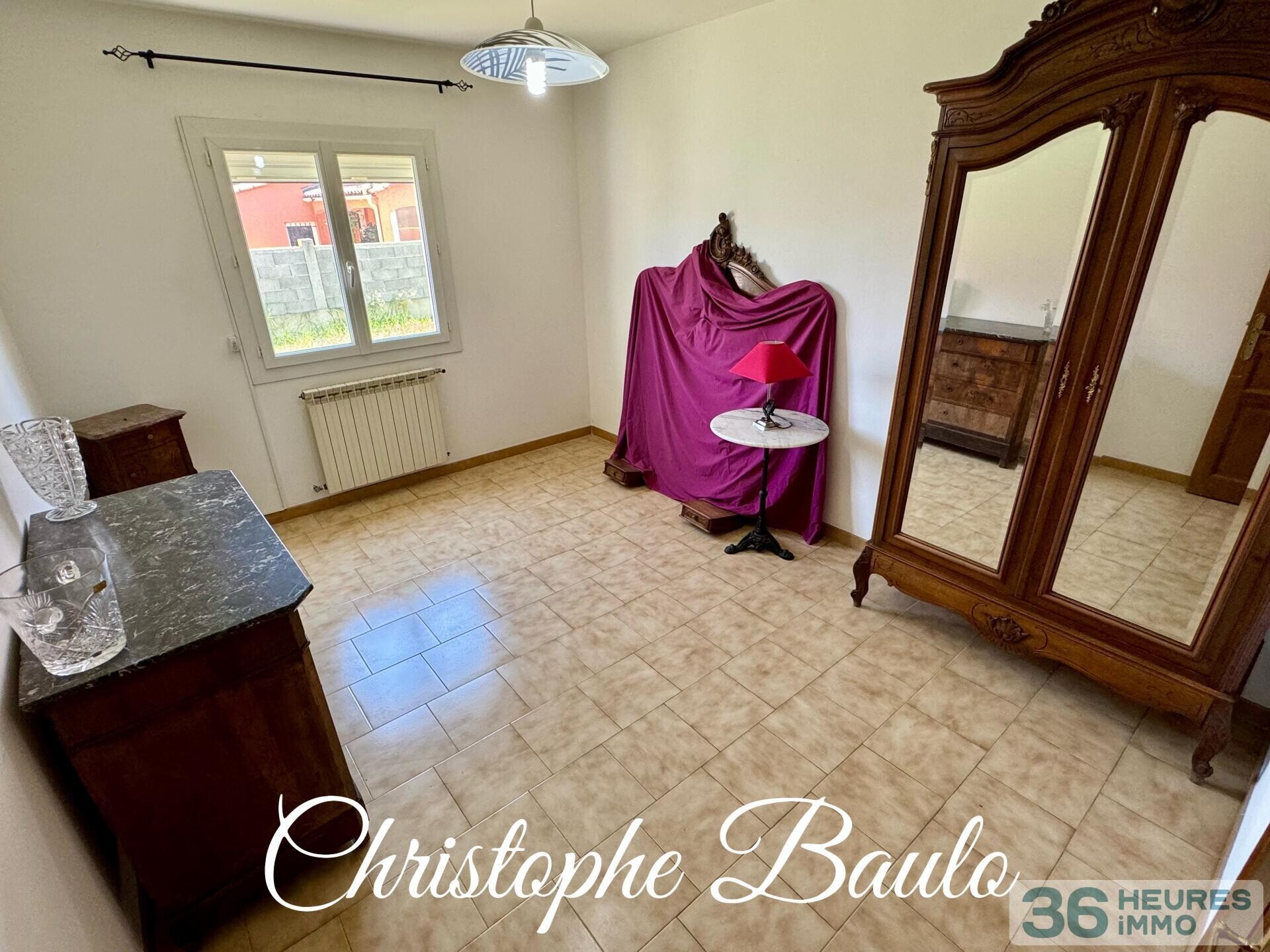 dépt hérault (34), à vendre à villeneuve les maguelone, maison t4 120m2 + garage + 600m2 terrain