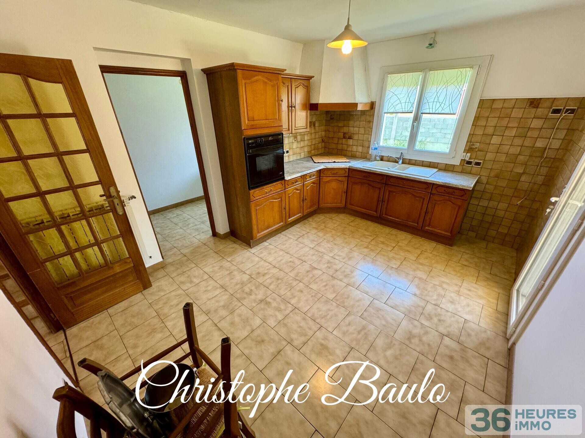 dépt hérault (34), à vendre à villeneuve les maguelone, maison t4 120m2 + garage + 600m2 terrain