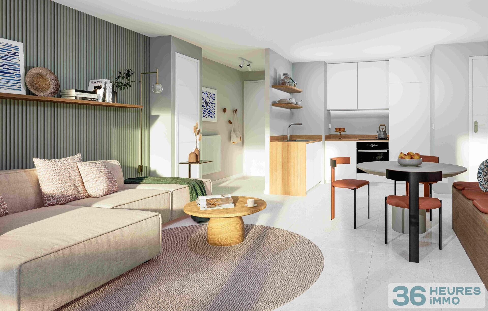 Logement 2 pièces NEUF RE 2020