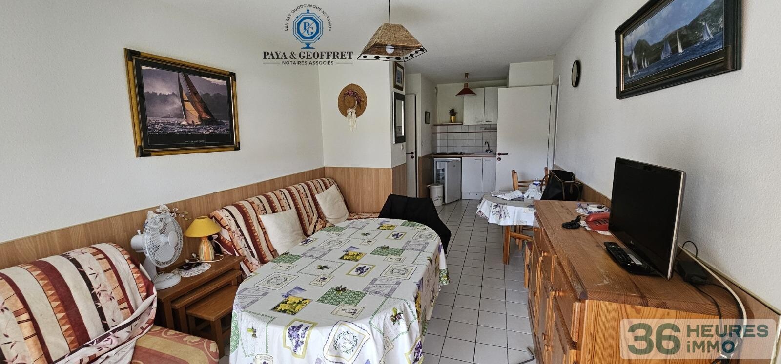 Appartement de 29m² avec terrasse et garage au LA LAVANDOU