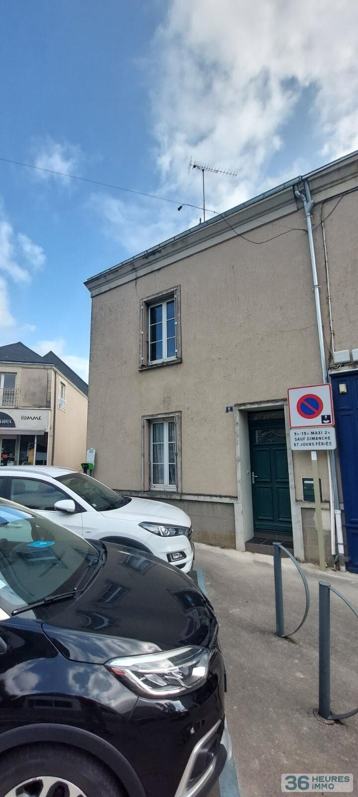VENTE MAISON DE BOURG AVEC GRAND GARAGE ET COUR 