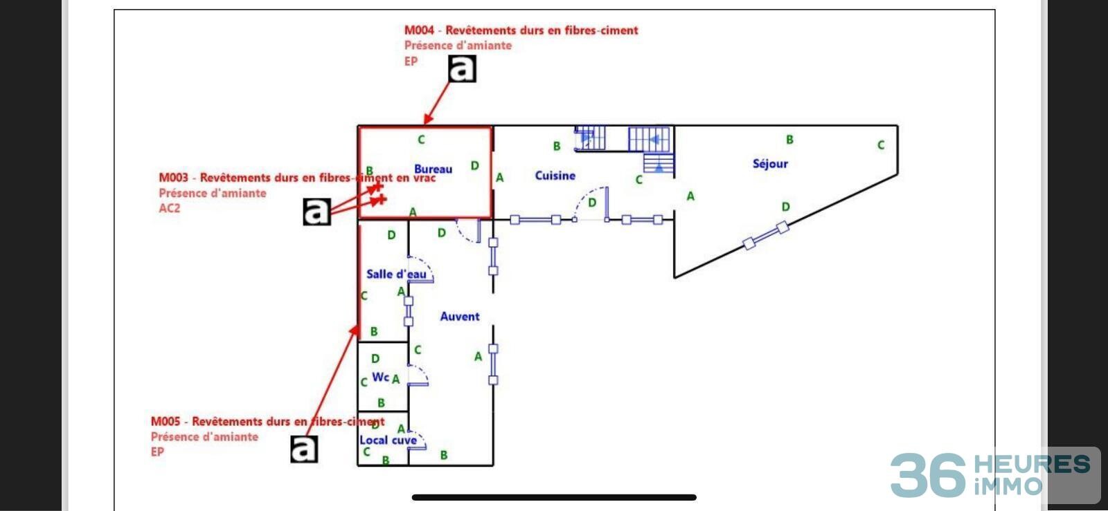 Une maison en mauvais état à rénover et un garage