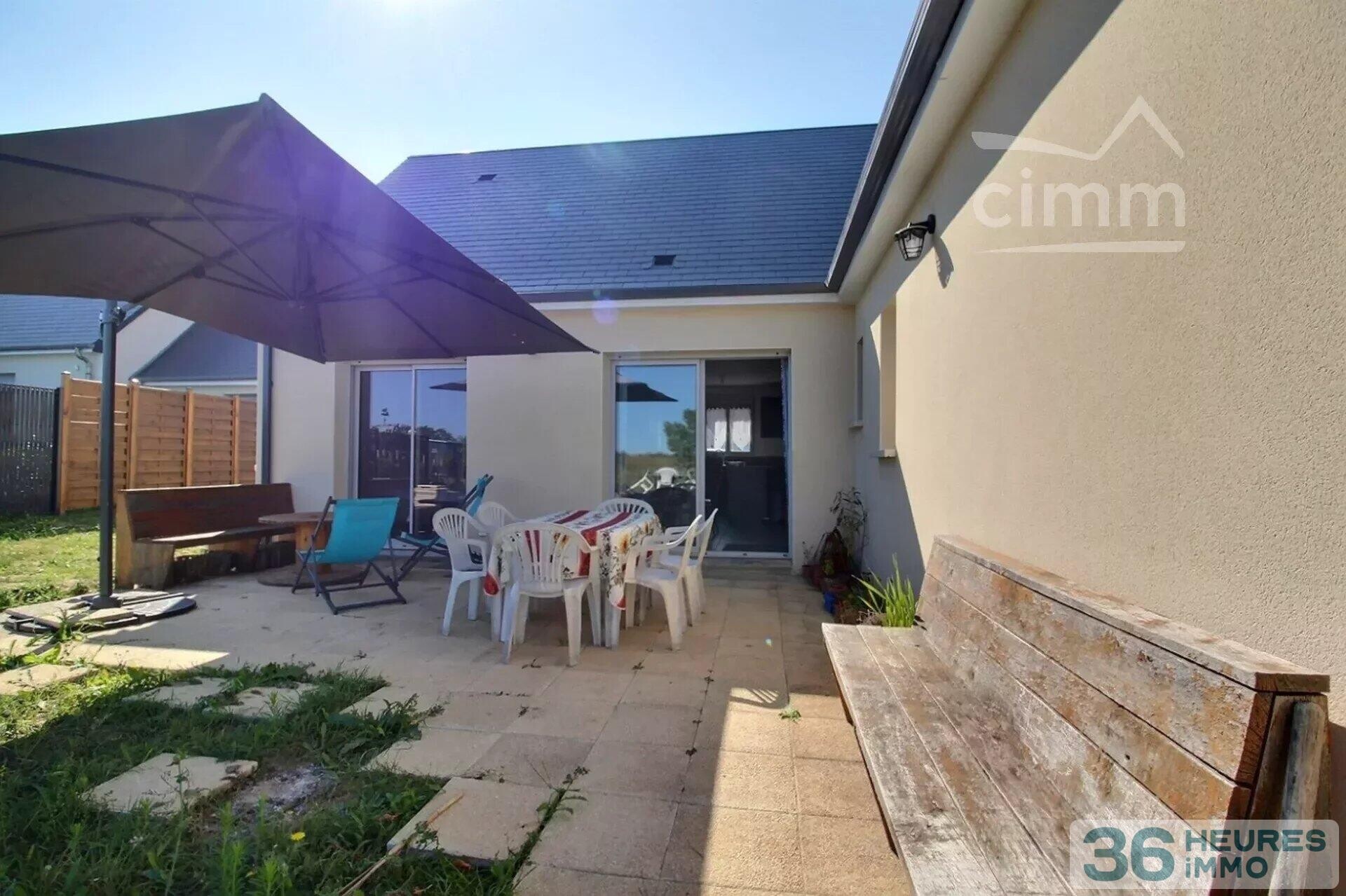 A Villaines les Rochers maison récente de 2023 – 101m² - 4 chambres- garage – jardin de 900m² env.