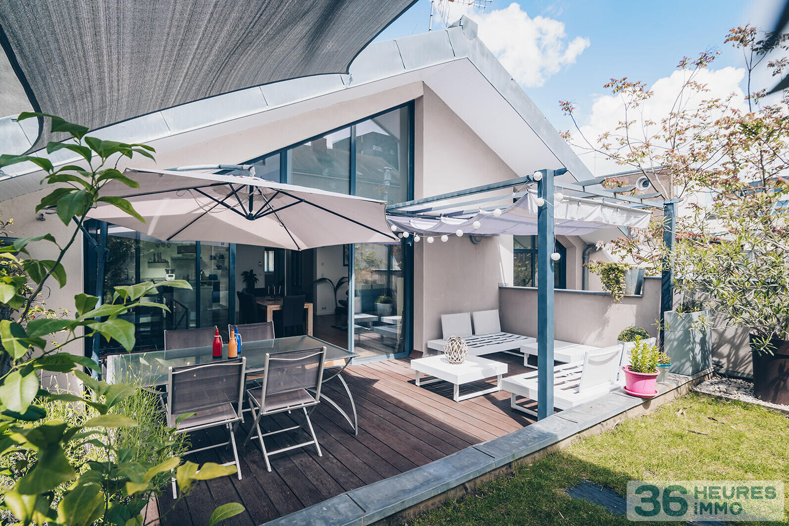 Maison contemporaine 4 chambres esprit LOFT + bureaux indépendants de 70m² en plein coeur de Nantes.