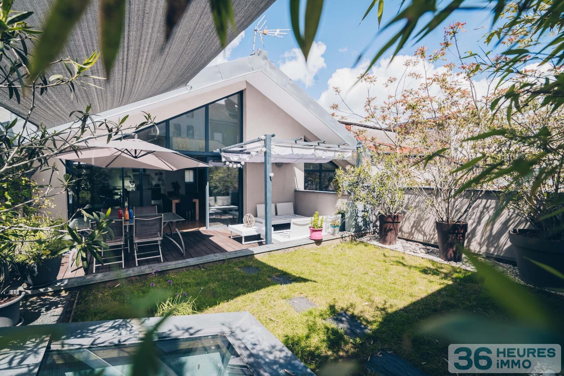 Maison contemporaine 4 chambres esprit LOFT + bureaux indépendants de 70m² en plein coeur de Nantes.
