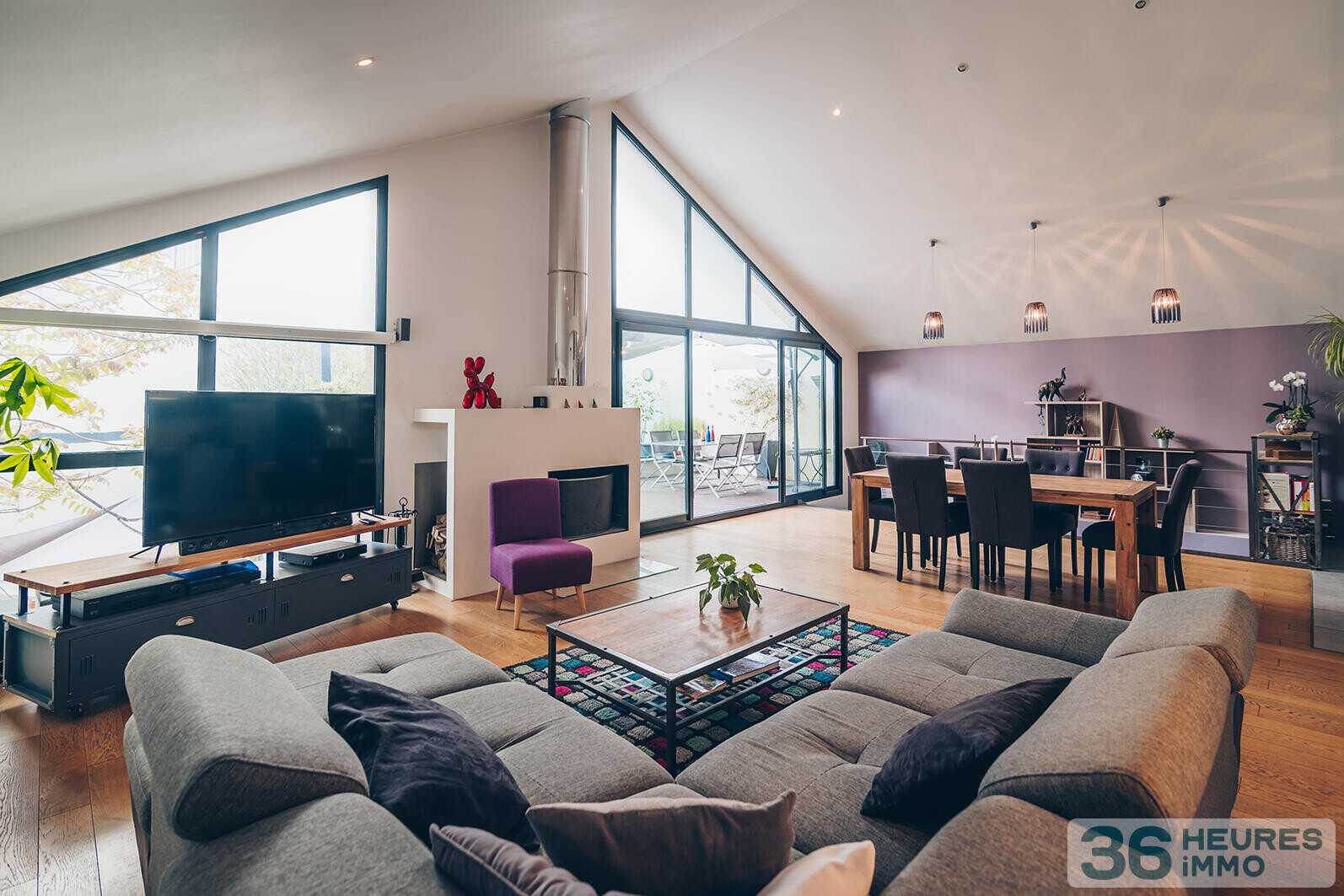 Maison contemporaine 4 chambres esprit LOFT + bureaux indépendants de 70m² en plein coeur de Nantes.