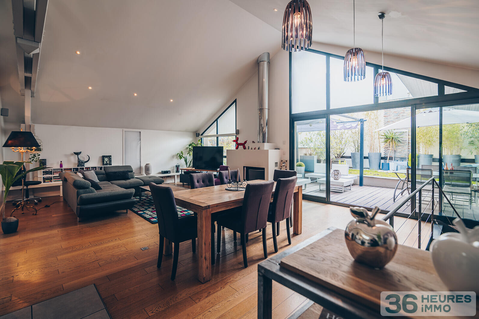 Maison contemporaine 4 chambres esprit LOFT + bureaux indépendants de 70m² en plein coeur de Nantes.